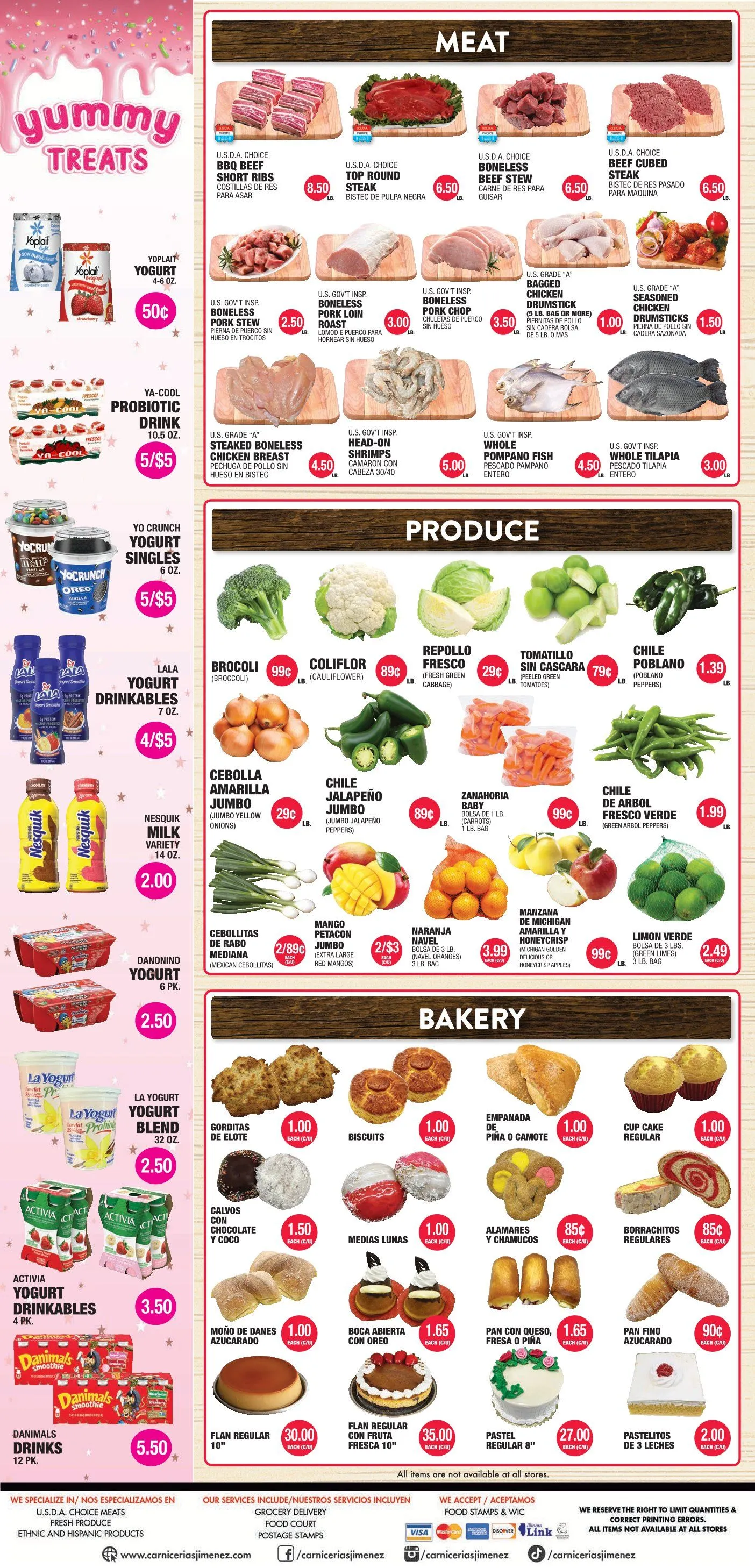 Weekly ad Carnicerias Jimenez Sales from July 30 to August 8 2025 - Page 3