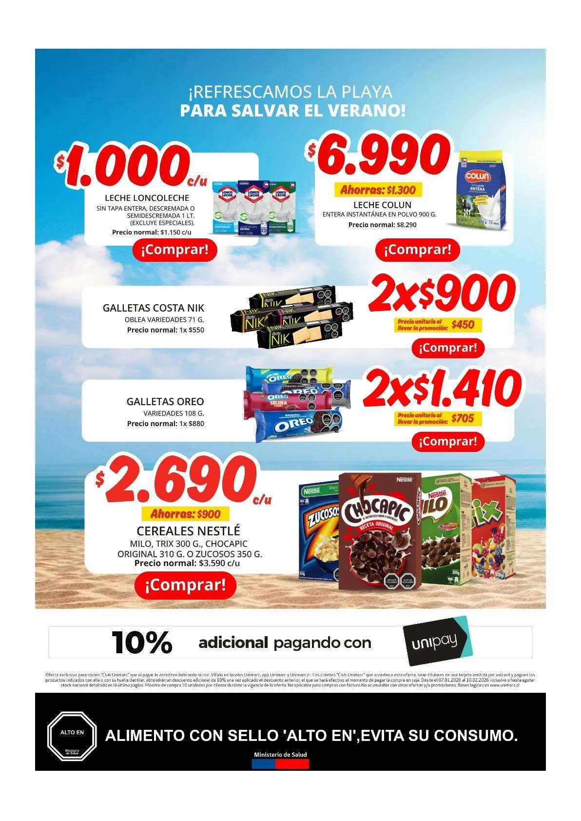 Catálogo de Ofertas en Unimarc 1 de enero al 31 de enero 2026 - Página 3