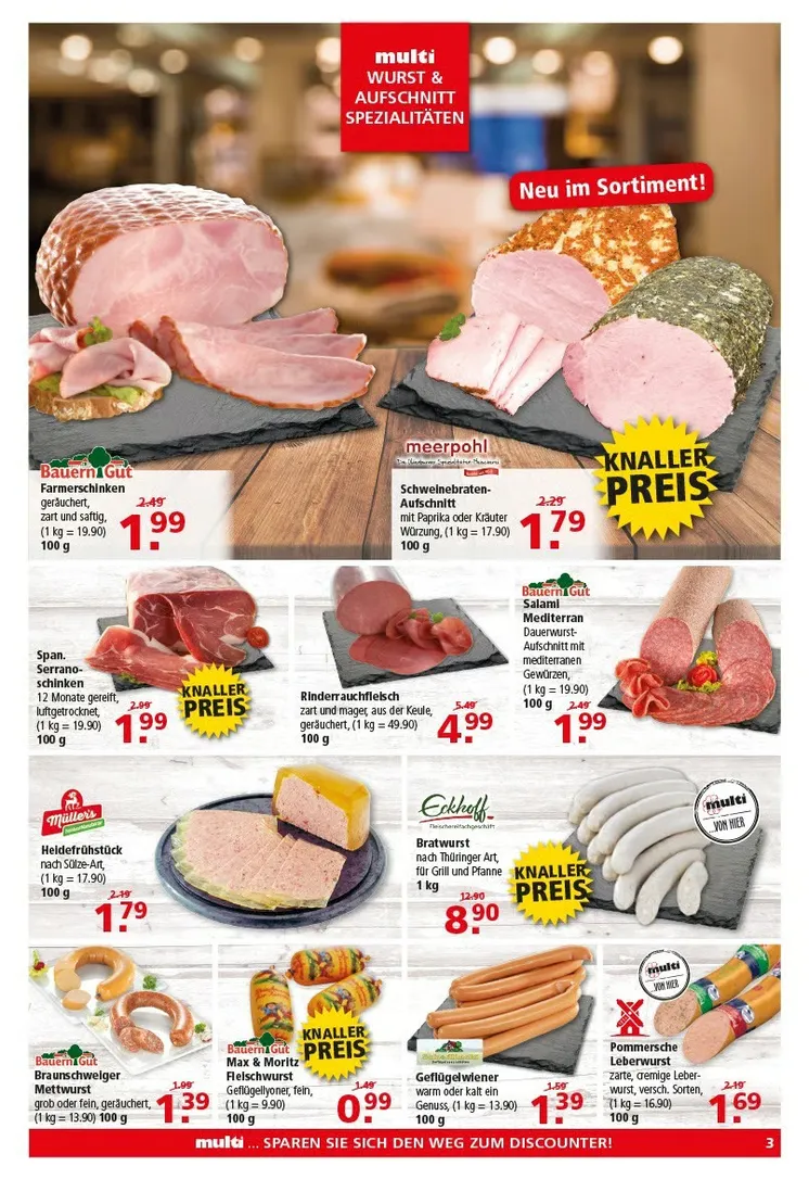 Multi Markt Angebote von 20. Juli bis 25. Juli 2026 - Prospekt seite 3