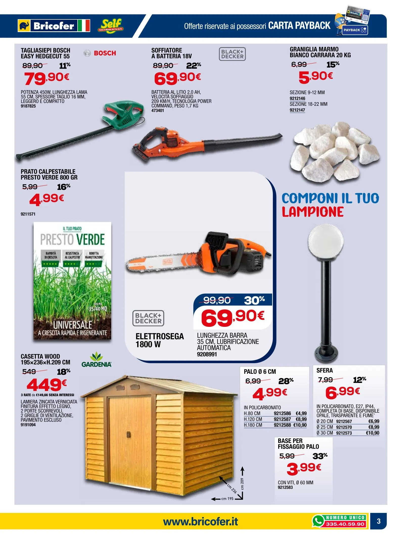 Bricofer IT  Volantino da 11 febbraio a 25 febbraio di 2026 - Pagina del volantino 3