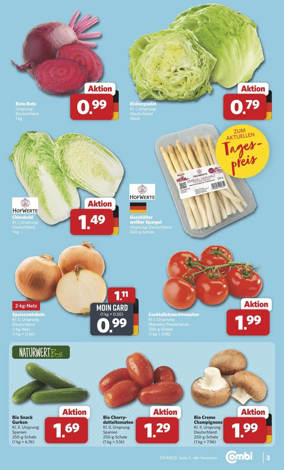 Combi - Wöchentliche Prospekte von 1. Juni bis 6. Juni 2026 - Prospekt seite 3