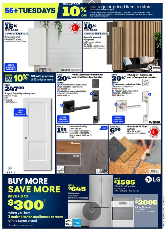 RONA Sales from January 29 to February 11 2026 - flyer page 3