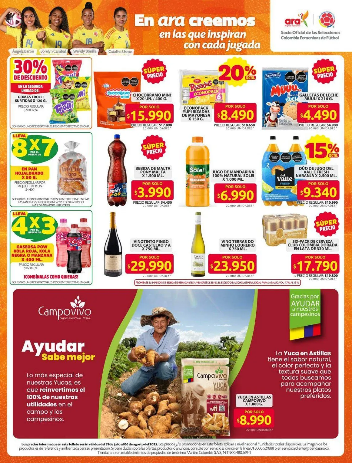 Catalogo de Ara Ofertas 31 de julio al 8 de agosto 2025 - Pag 3