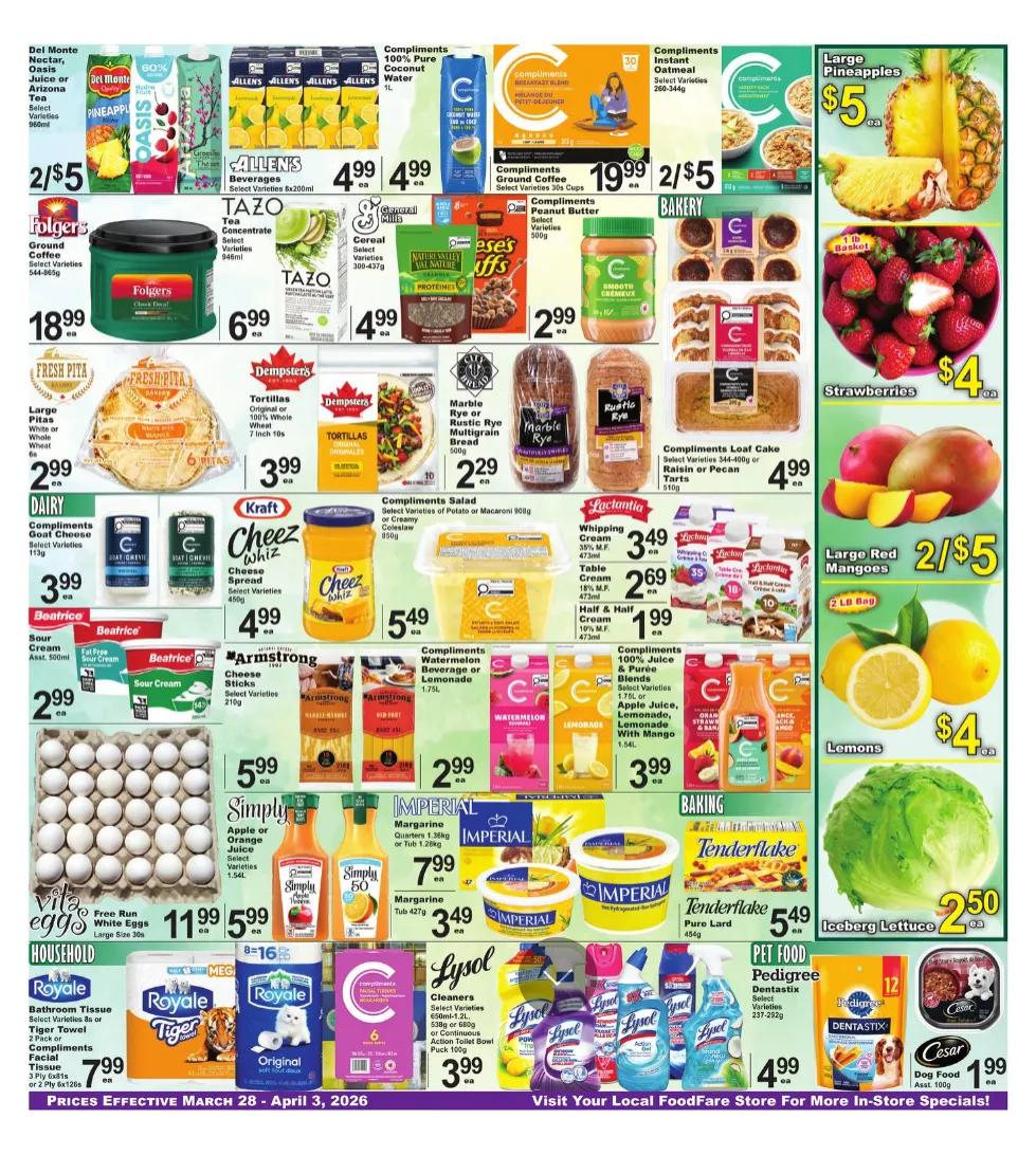 Food Fare Sales from March 28 to April 3 2026 - flyer page 3