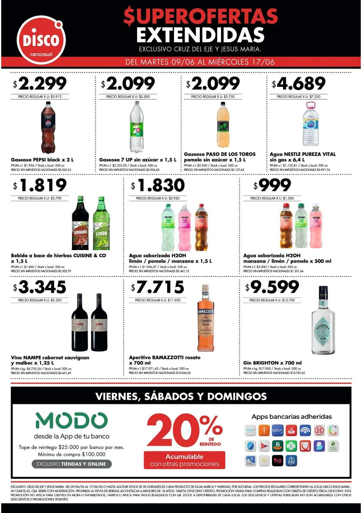 Ofertas de Ofertas Disco 9 de junio al 17 de junio 2026 - Página 3 del catálogo