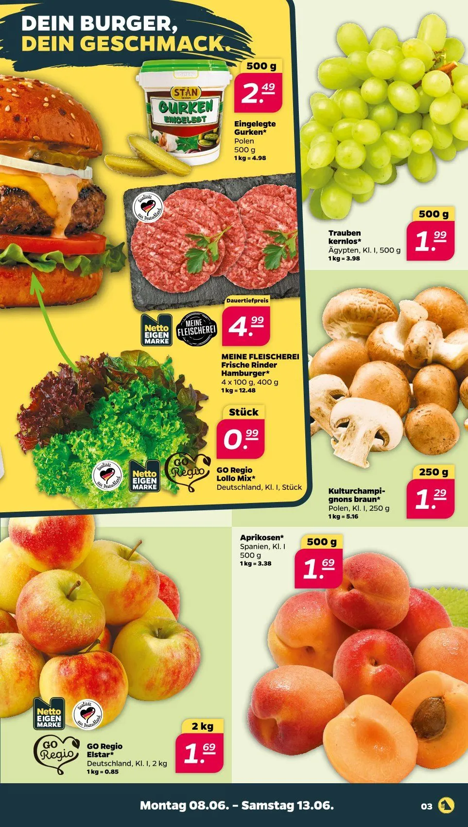 Netto Prospekte von 8. Juni bis 13. Juni 2026 - Prospekt seite 3