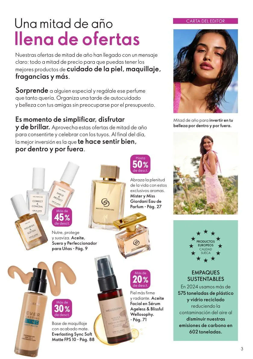 Catálogo de Oriflame Ofertas 11 de julio al 31 de julio 2026 - Página 3