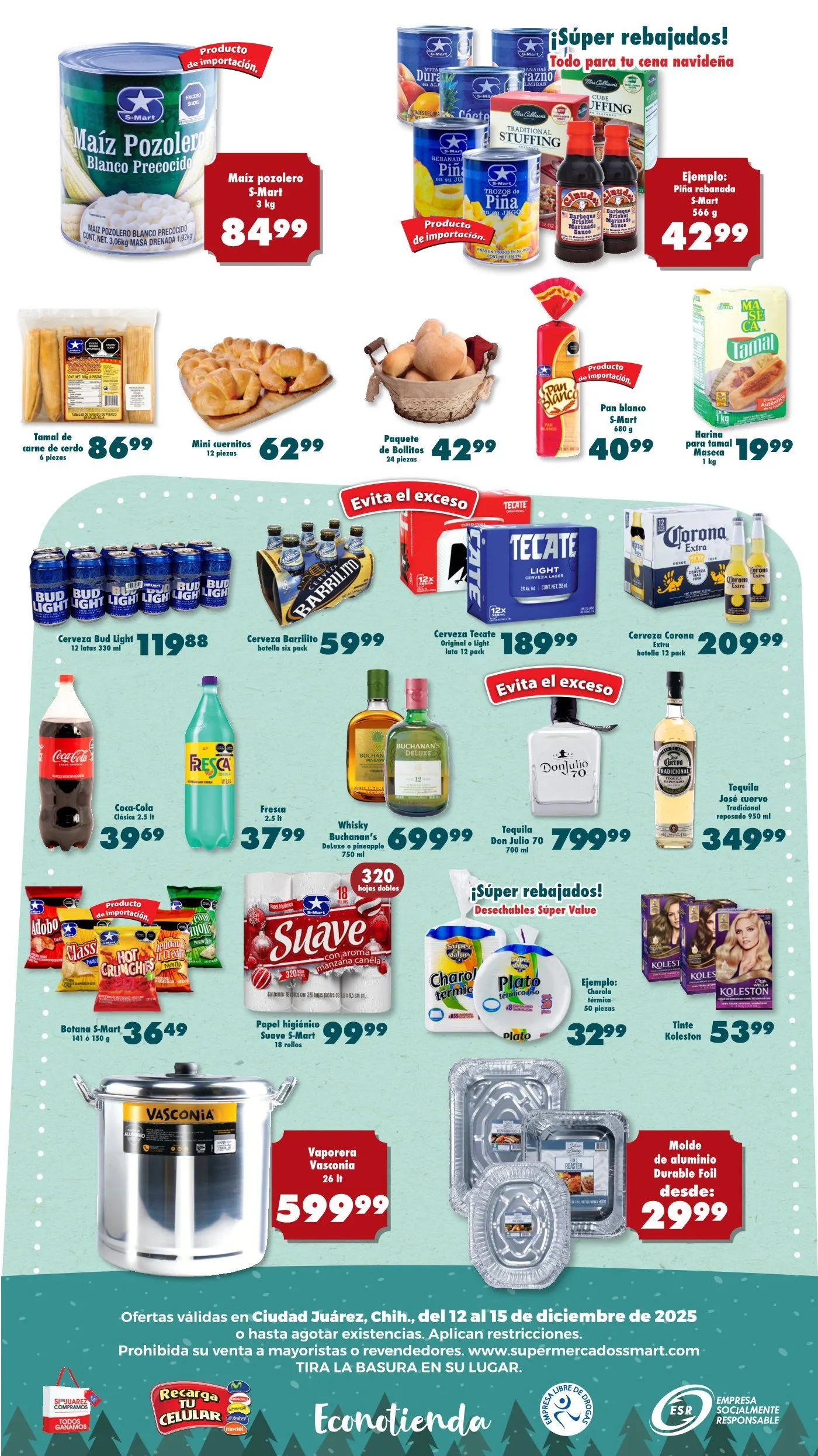 Catálogo de S-Mart Ofertas 12 de diciembre al 15 de diciembre 2025 - Pagina 3