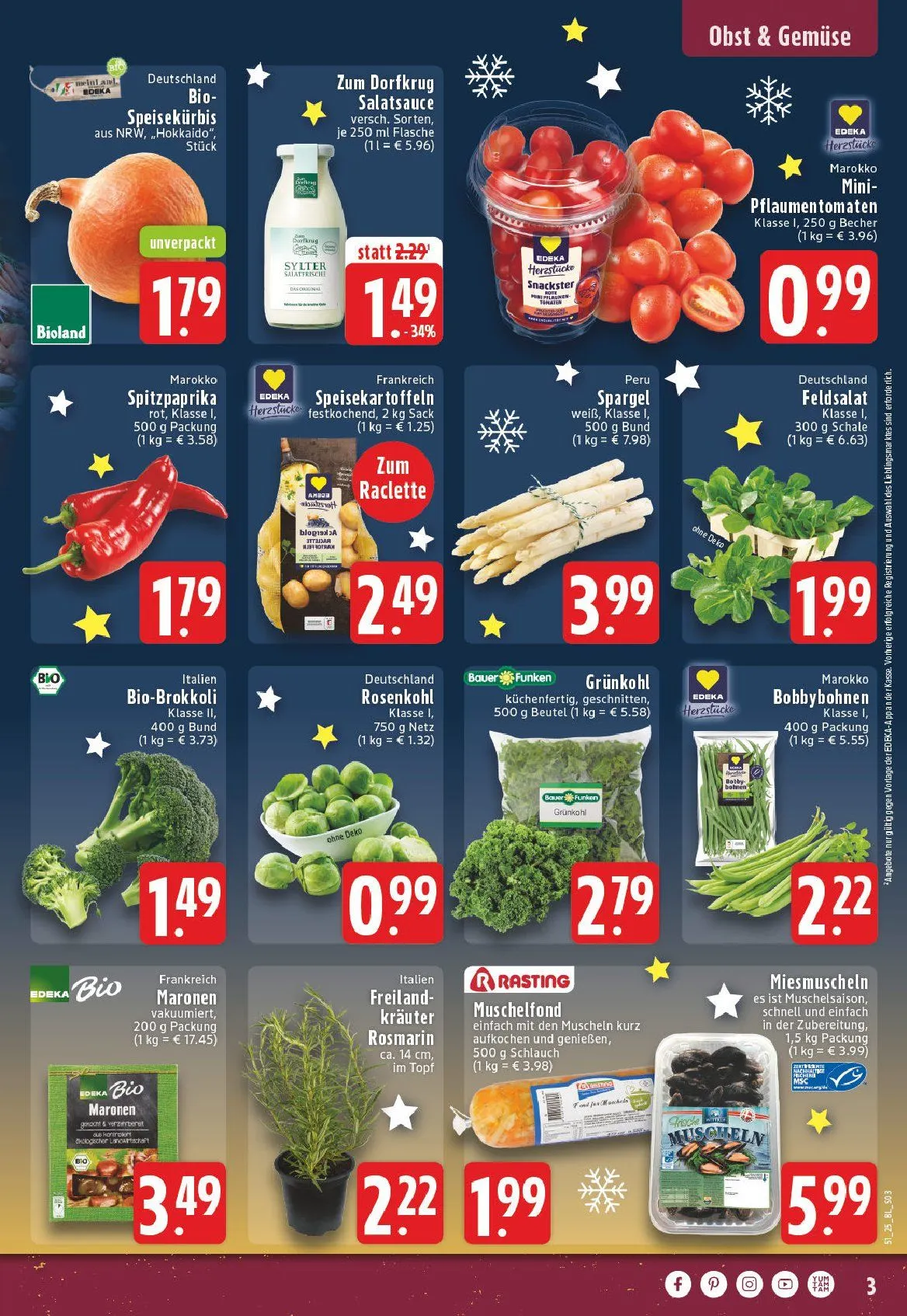 Edeka Angebote von 13. Dezember bis 20. Dezember 2025 - Prospekt seite 3