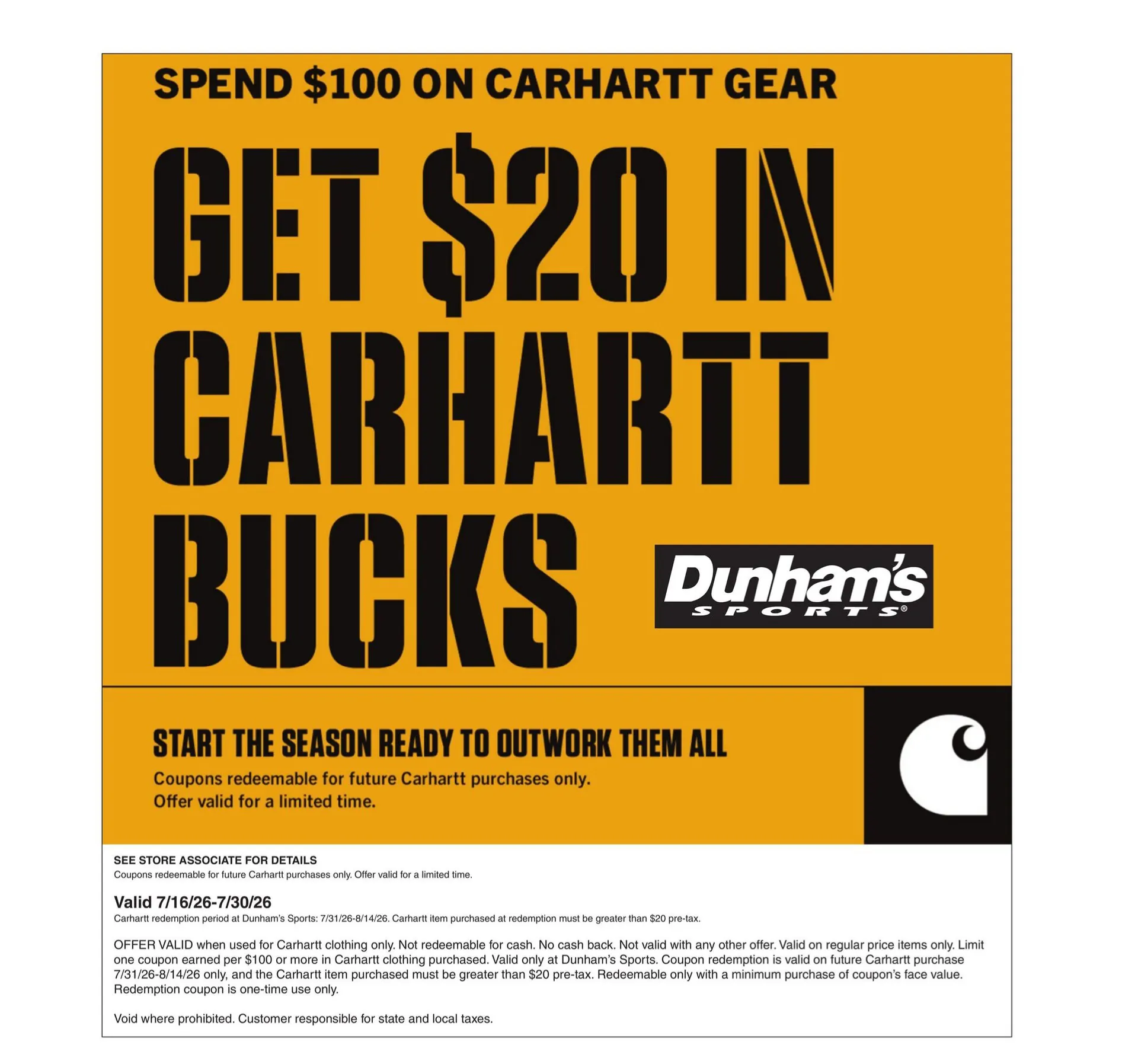 Weekly ad  Dunham's Sports Sales from July 24 to July 30 2026 - Page 3