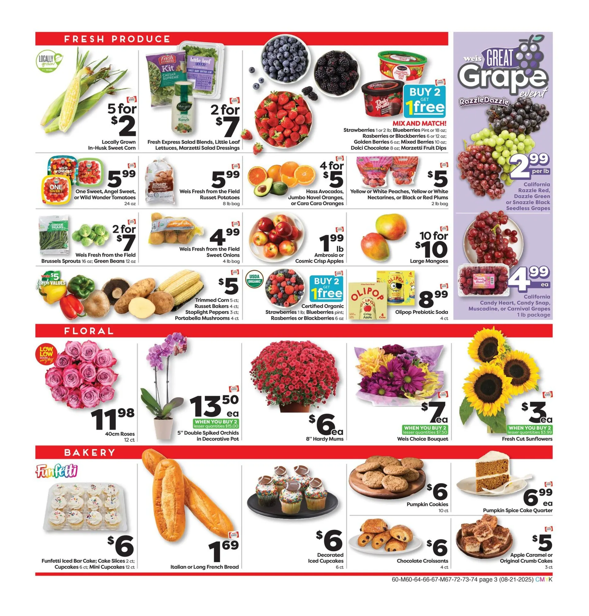 Weekly ad Weis Sales from August 21 to September 17 2025 - Page 3