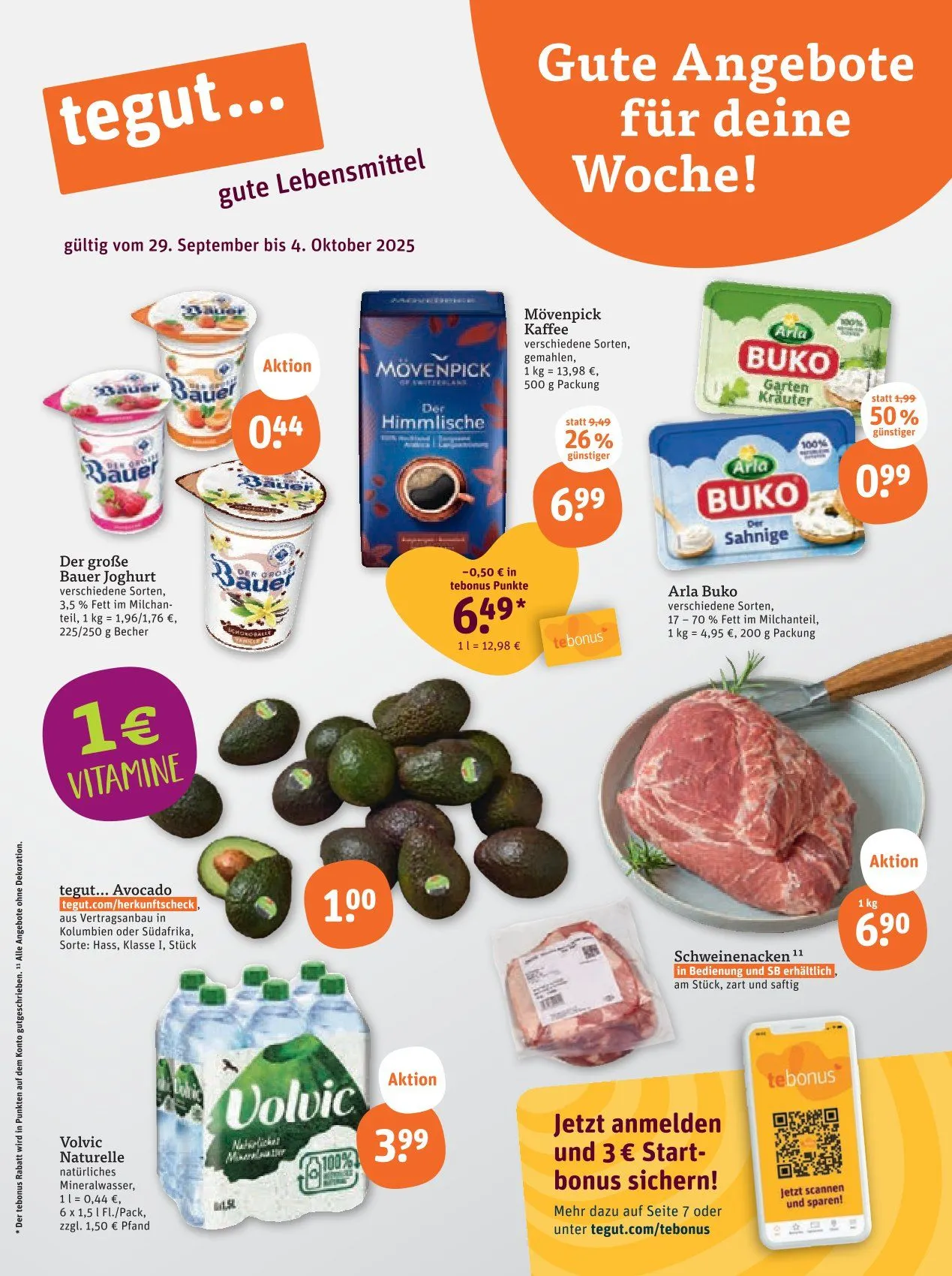 tegut... Angebote von 2. Oktober bis 4. Oktober 2025 - Prospekt seite 3