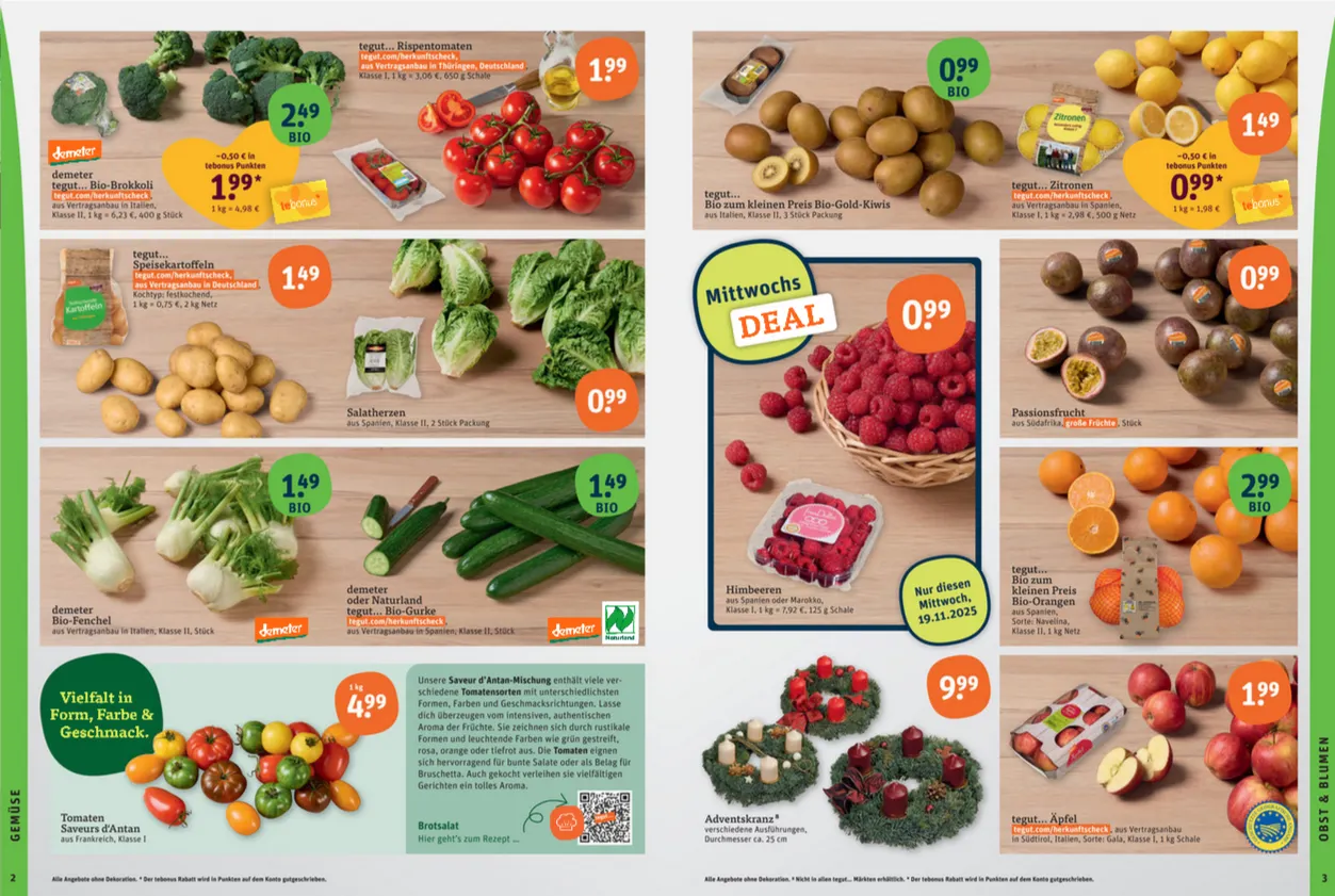 tegut... Angebote von 21. November bis 22. November 2025 - Prospekt seite 3