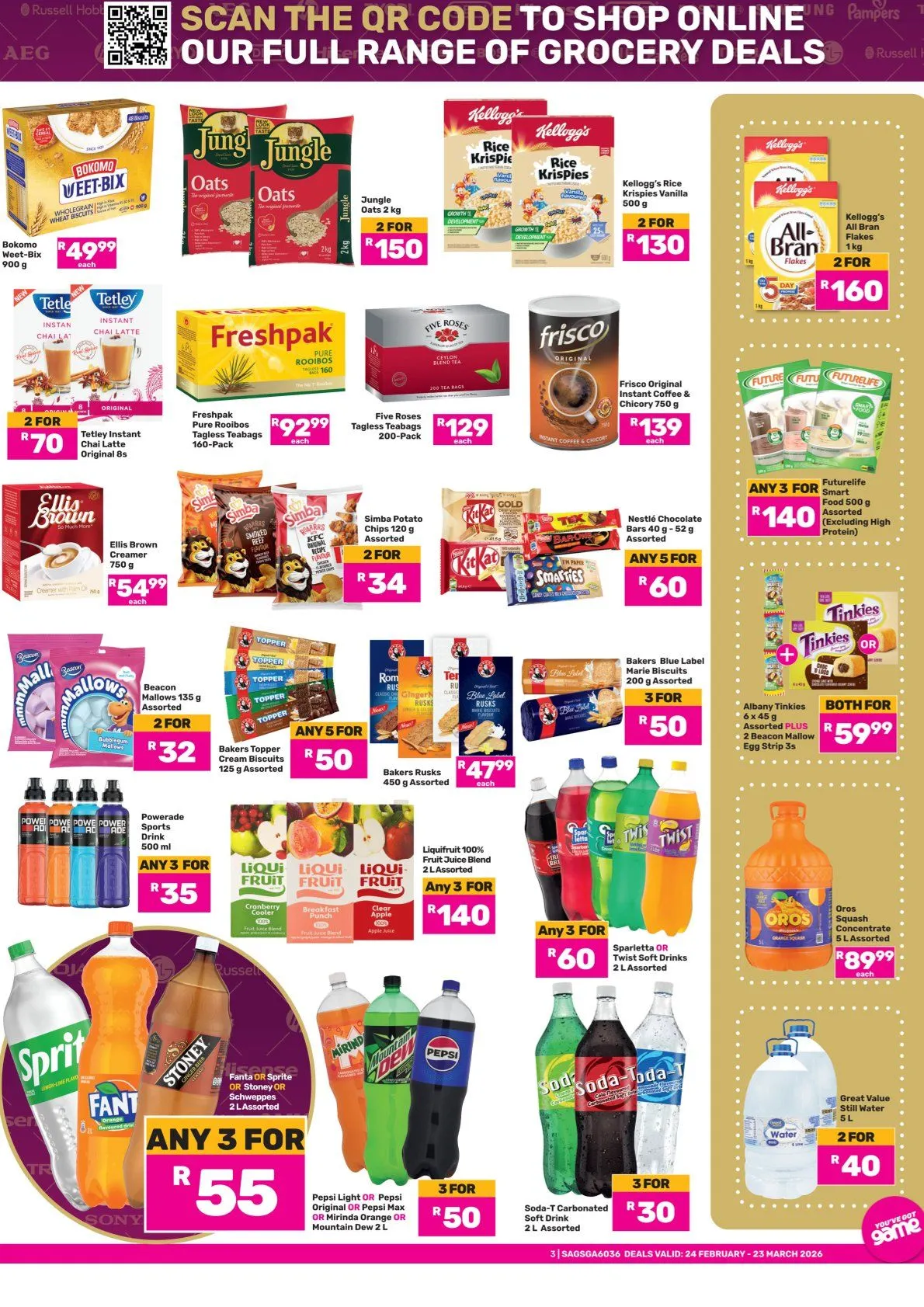  Game Sales from 24 February to 23 March 2026 - Catalogue Page 3