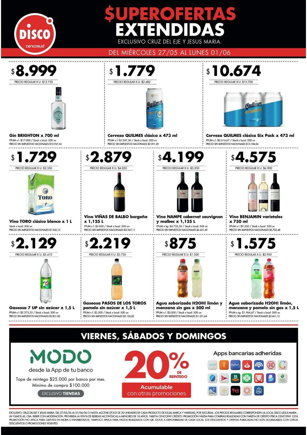Ofertas de Ofertas Disco 27 de mayo al 1 de junio 2026 - Página 3 del catálogo