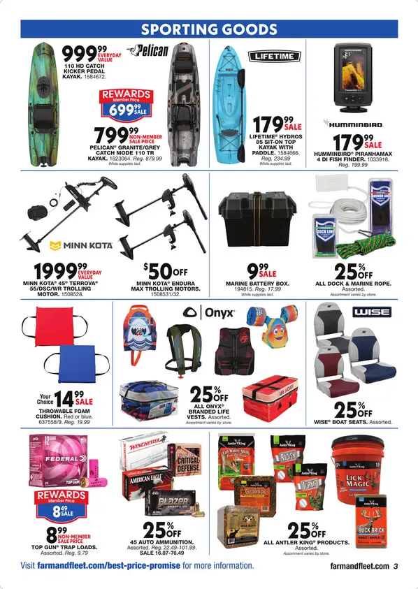 Weekly promotion Blain's Farm & Fleet Sales spanning from May 21 to May 31 2026 - Page 3 for Catalogue 365