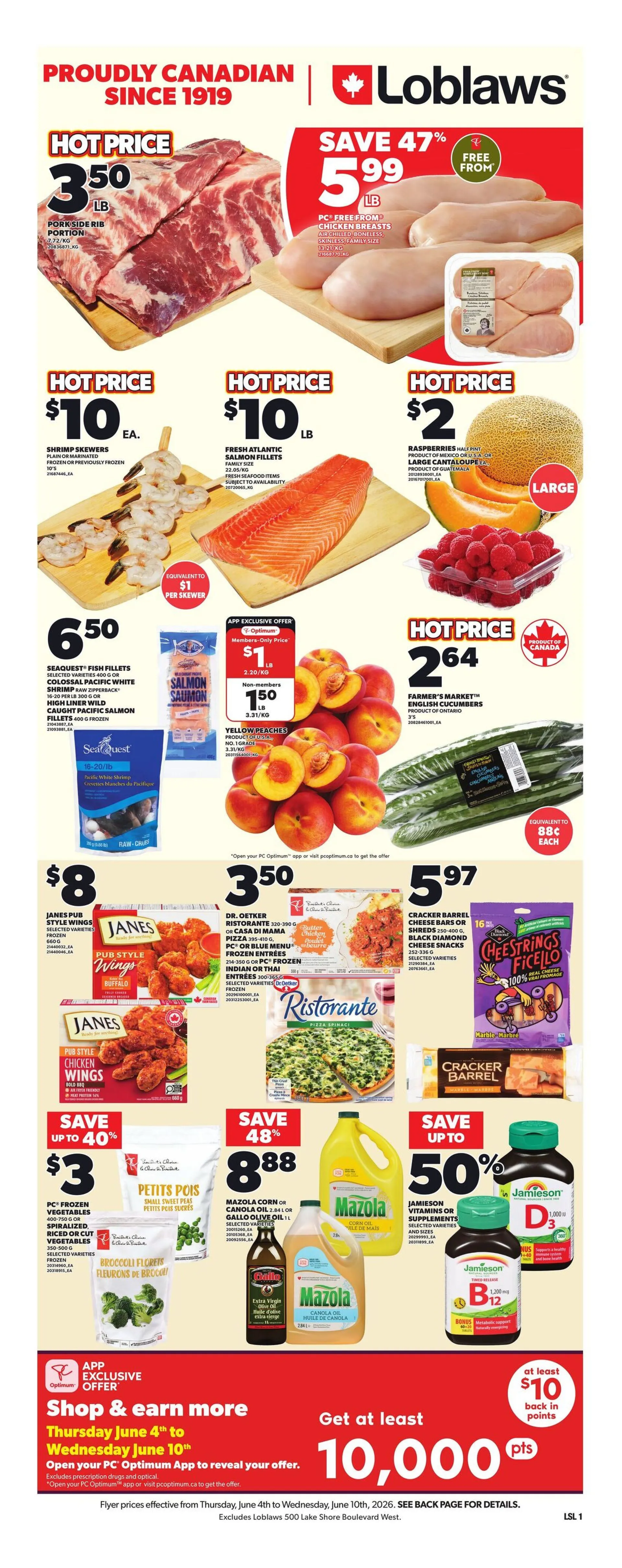 Loblaws Sales from June 4 to June 10 2026 - flyer page 