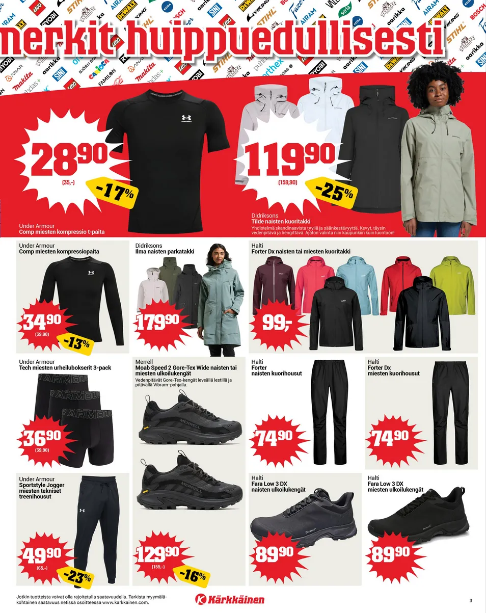 Kaupan Kärkkäinen Tarjoukset voimassa alkaen 4. maaliskuuta - 17. maaliskuuta 2026 - Tarjouslehti sivu 3