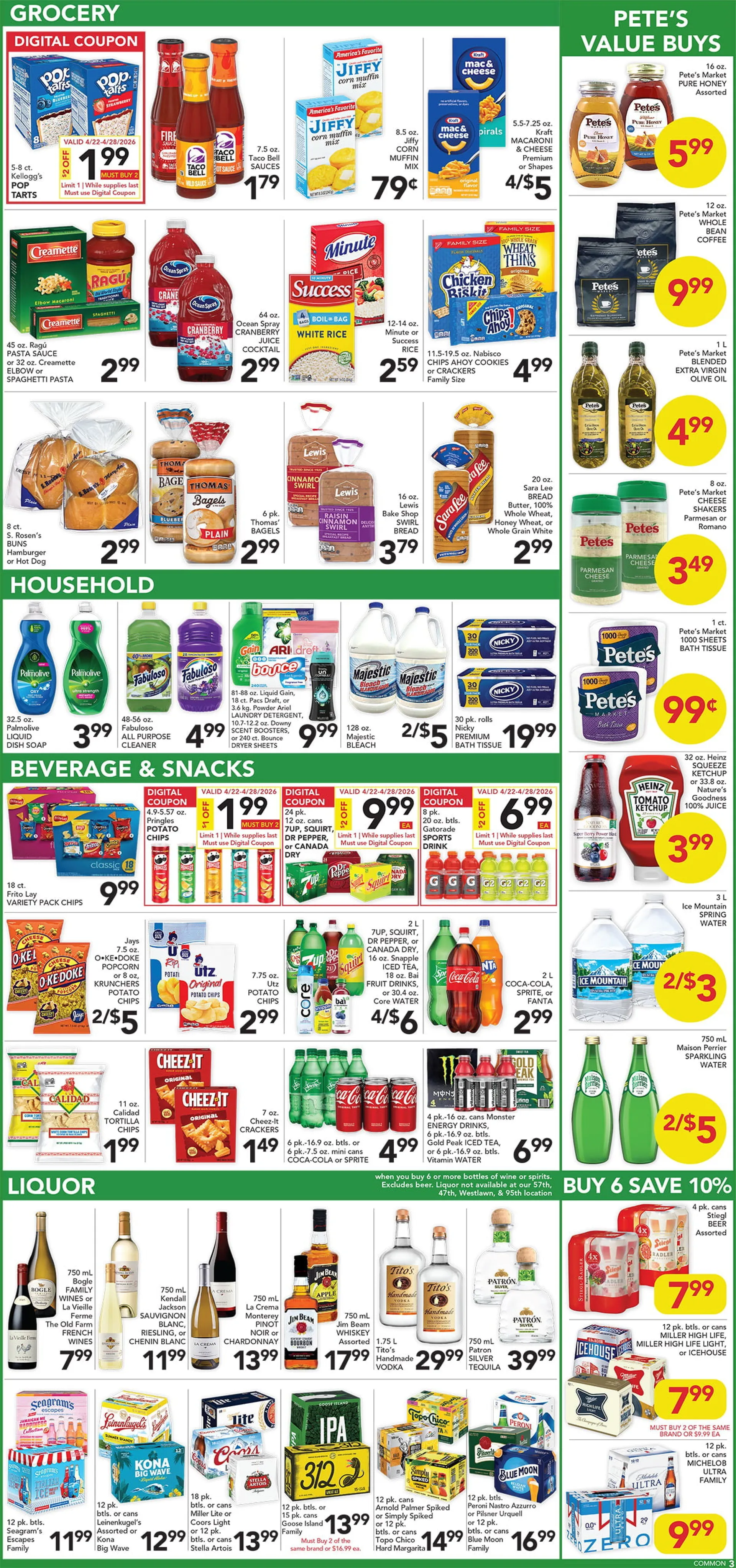 Weekly ad Pete's Fresh Market Sales from April 22 to April 28 2026 - Page 3