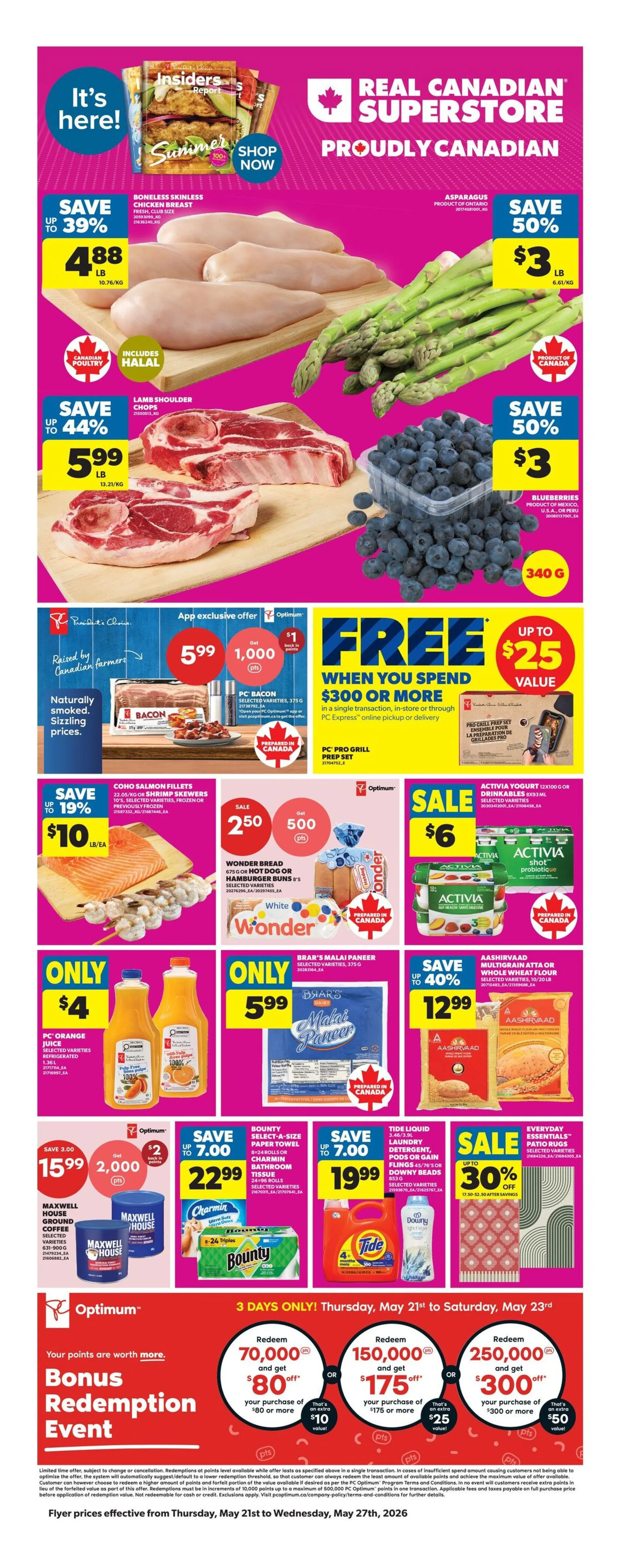 Real Canadian Superstore Sales from May 21 to May 27 2026 - flyer page 1