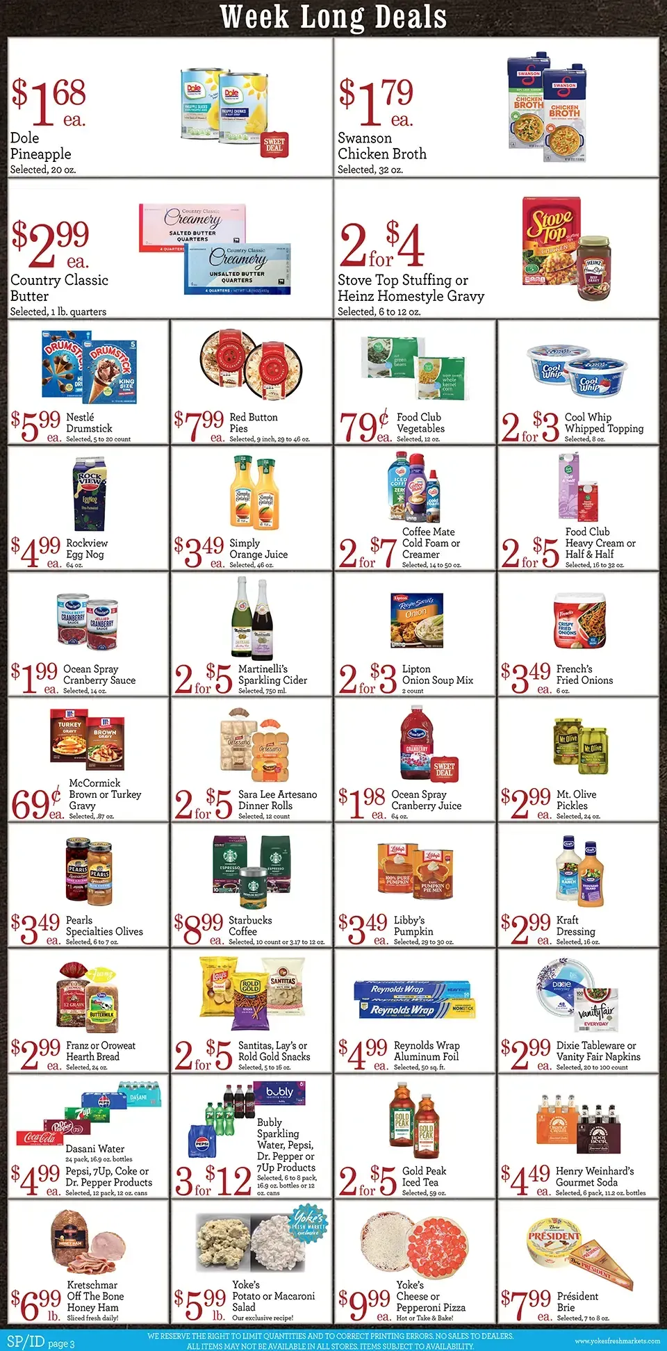 Weekly ad Yoke's Fresh Market Sales from December 17 to December 24 2025 - Page 3