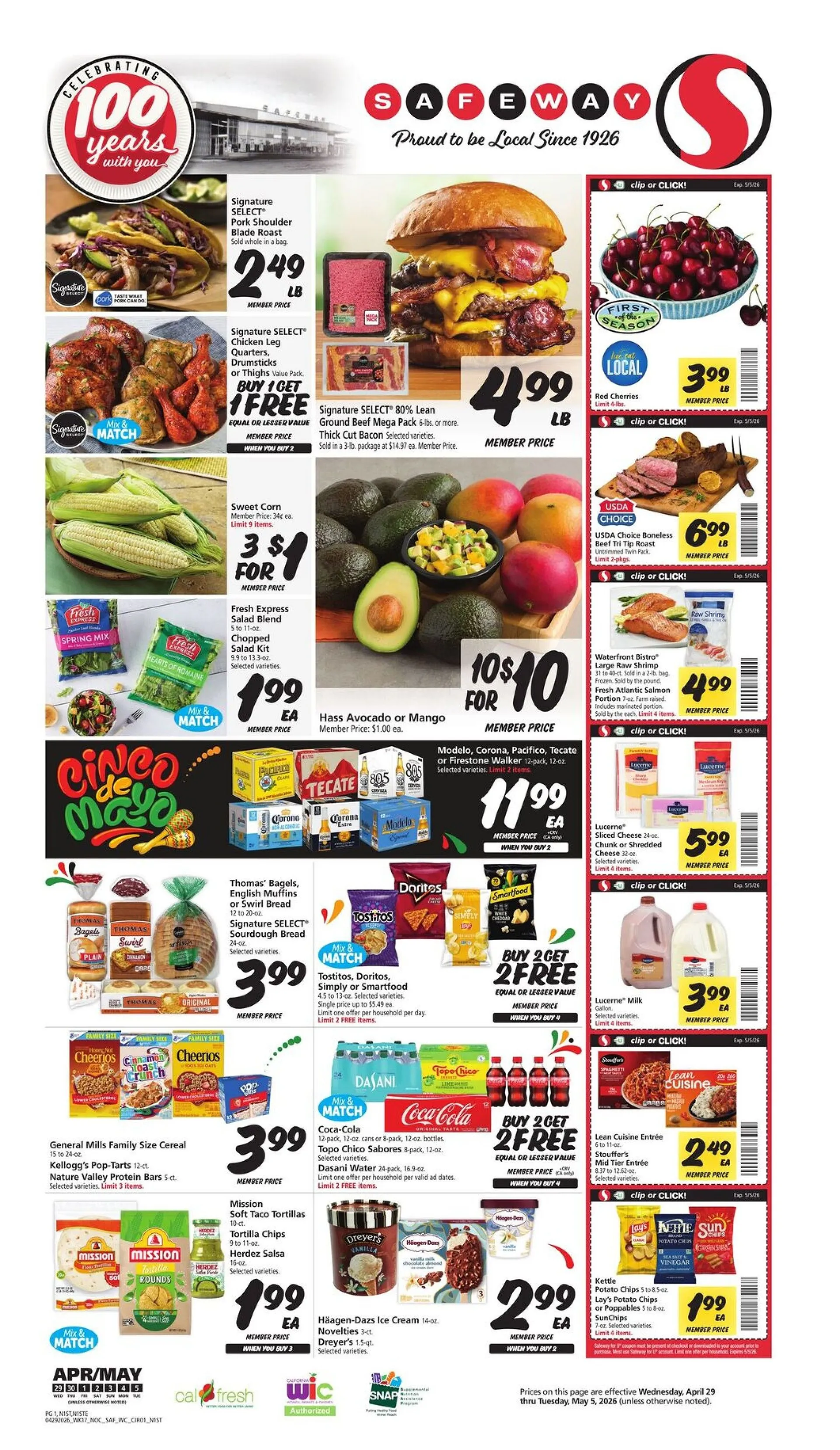 Safeway Sales from April 29 to May 5 2026 - flyer page 3