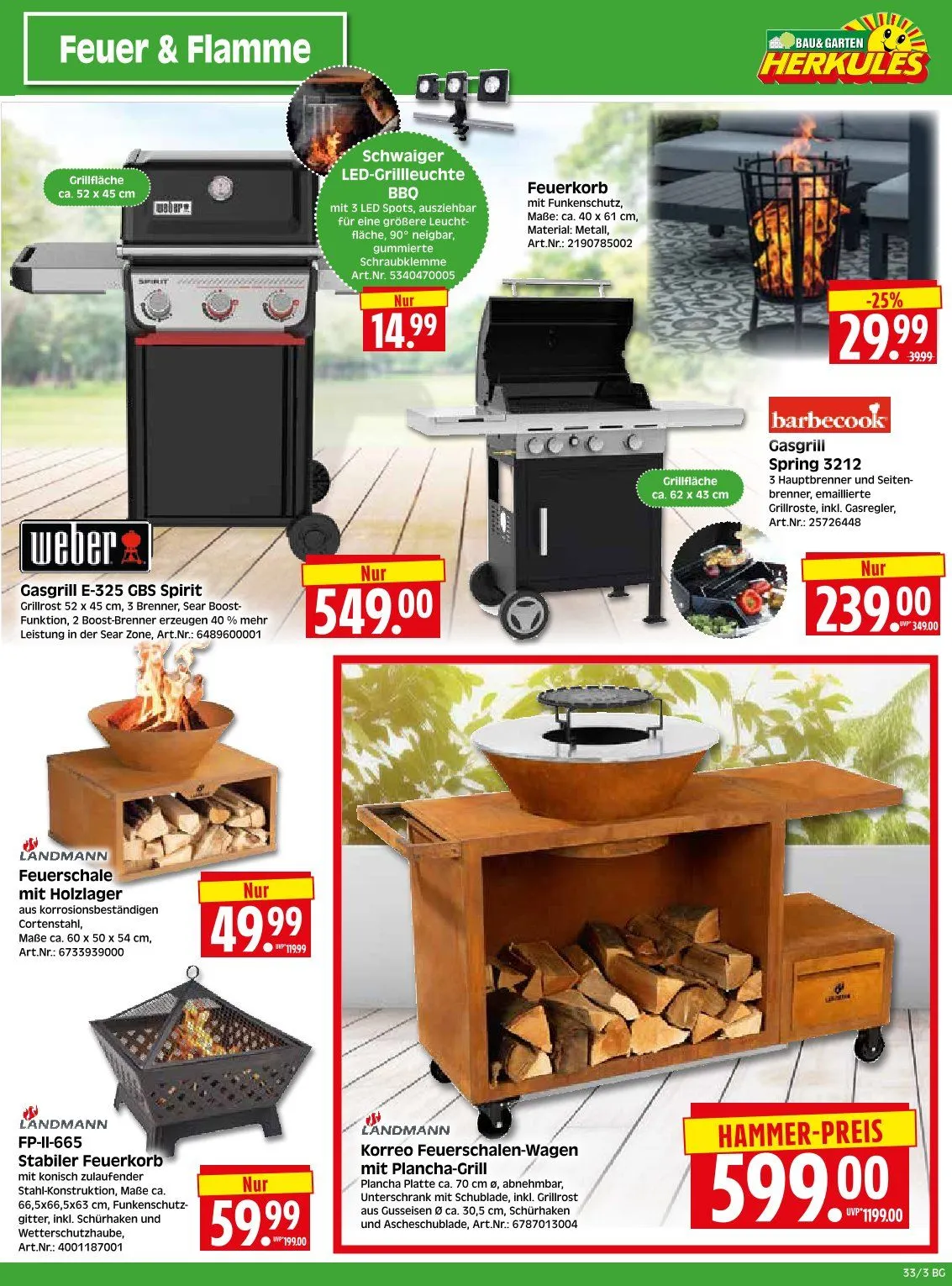 Herkules Baumarkt Angebote von 11. August bis 16. August 2025 - Prospekt seite 3