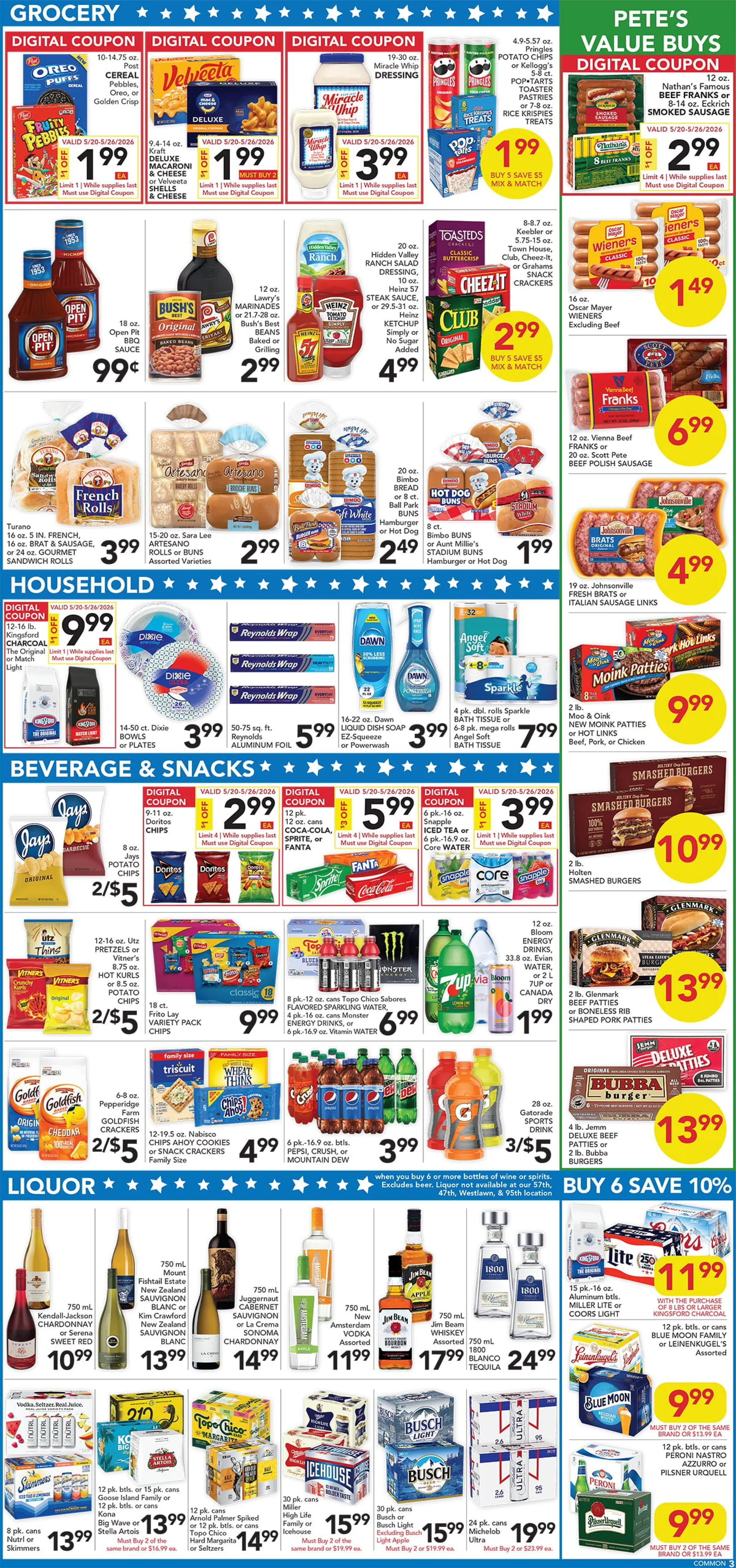Weekly promotion Pete's Fresh Market weekly ads spanning from May 20 to May 26 2026 - Page 3 for Catalogue 365