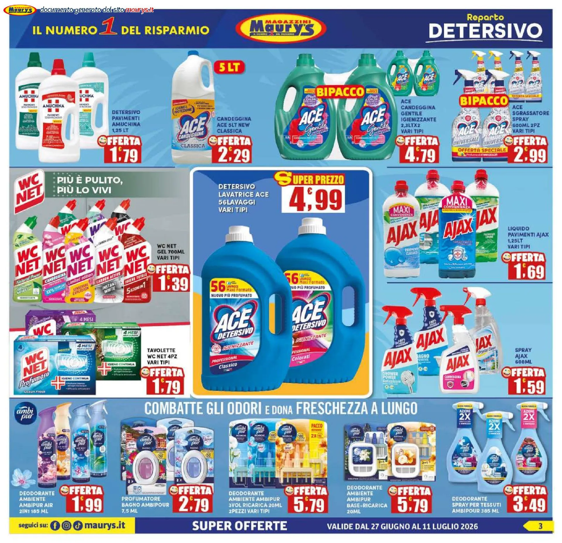Volantini Maury's da 27 giugno a 11 luglio di 2026 - Pagina del volantino 6