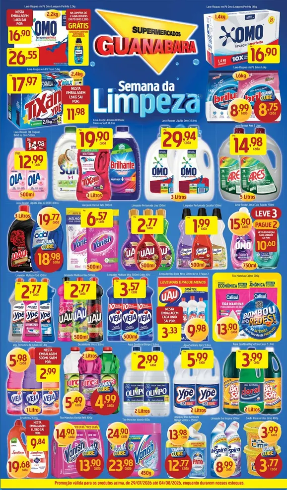 Encarte de Supermercados Guanabara  29 de julho até 4 de agosto 2026 - Pagina 3