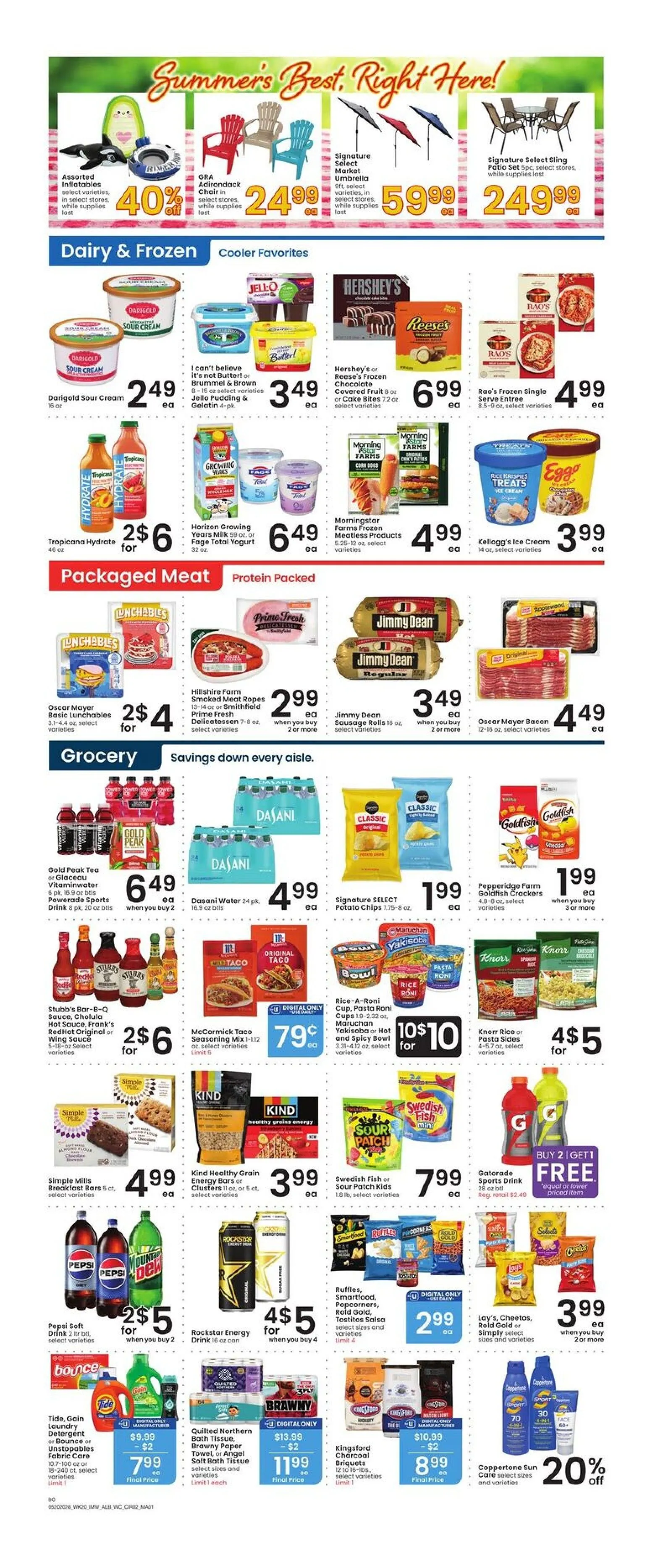 Weekly promotion Albertsons Sales spanning from May 20 to May 26 2026 - Page 3 for Catalogue 365