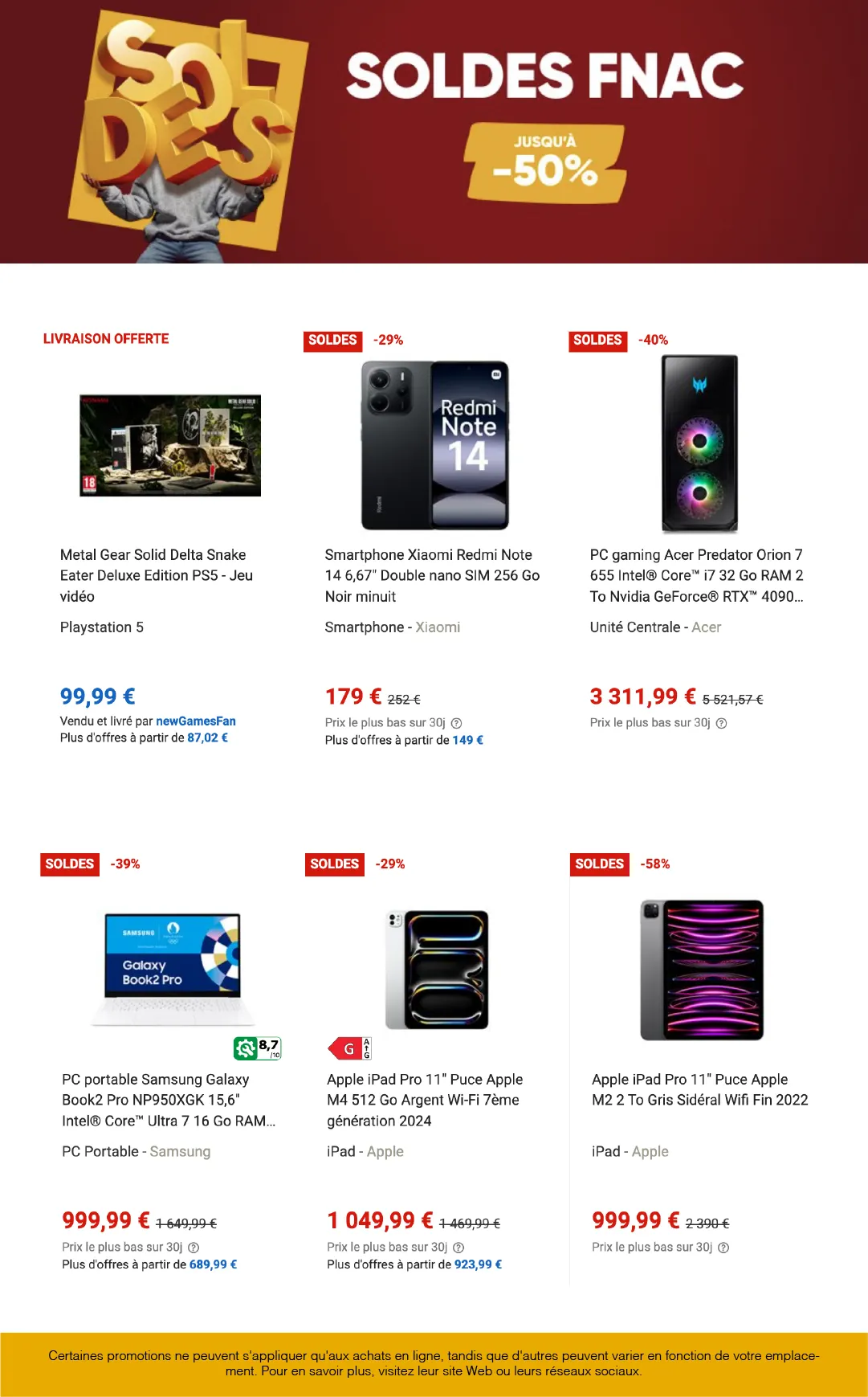 Fnac Catalogue du 13 janvier au 31 janvier 2026 - Catalogue page 3