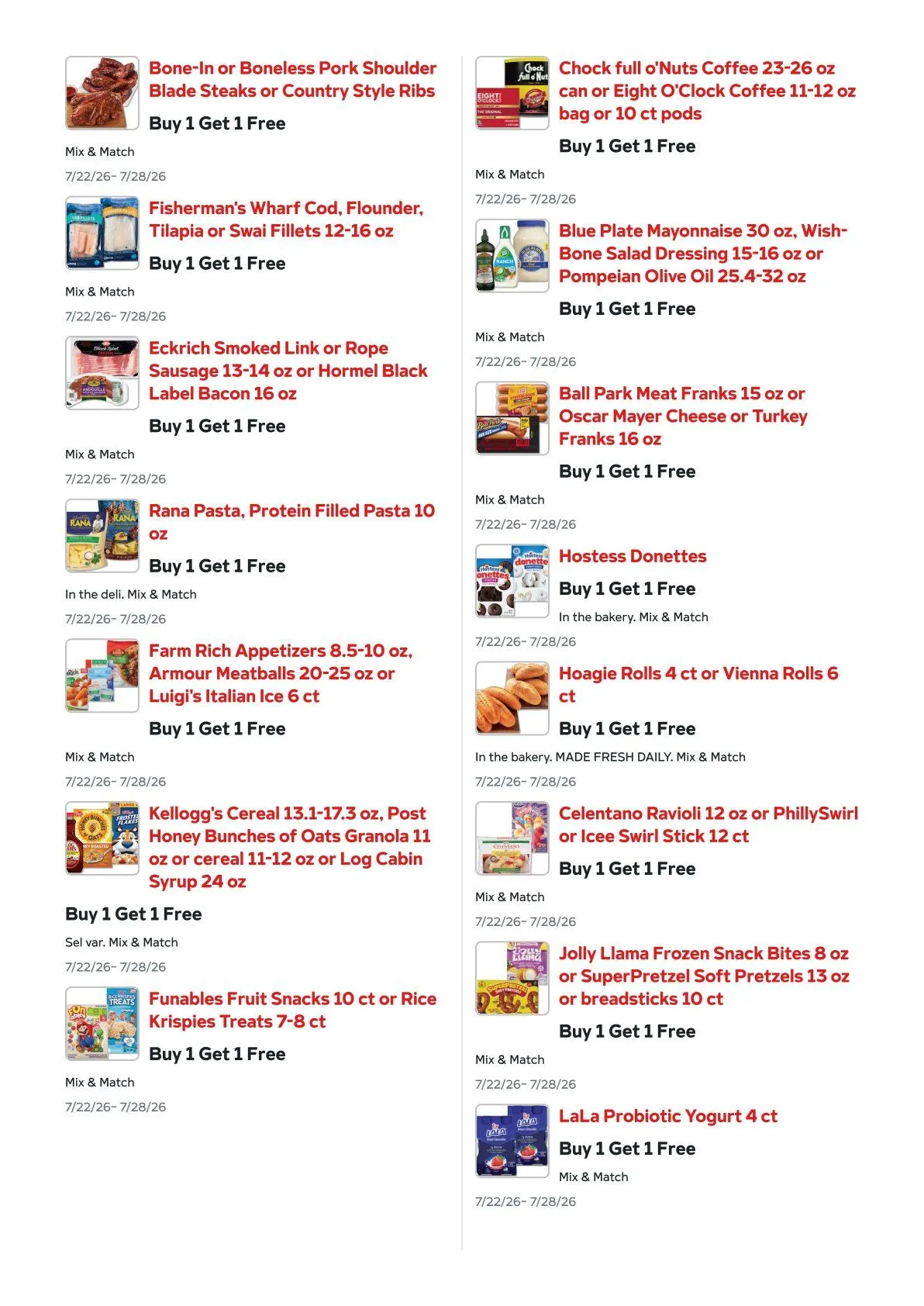Weekly ad Harveys Supermarket  from July 22 to July 28 2026 - Page 3