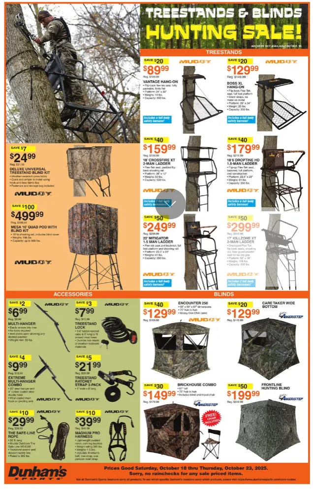 Weekly ad Dunham's Sports Sales from October 18 to October 23 2025 - Page 3