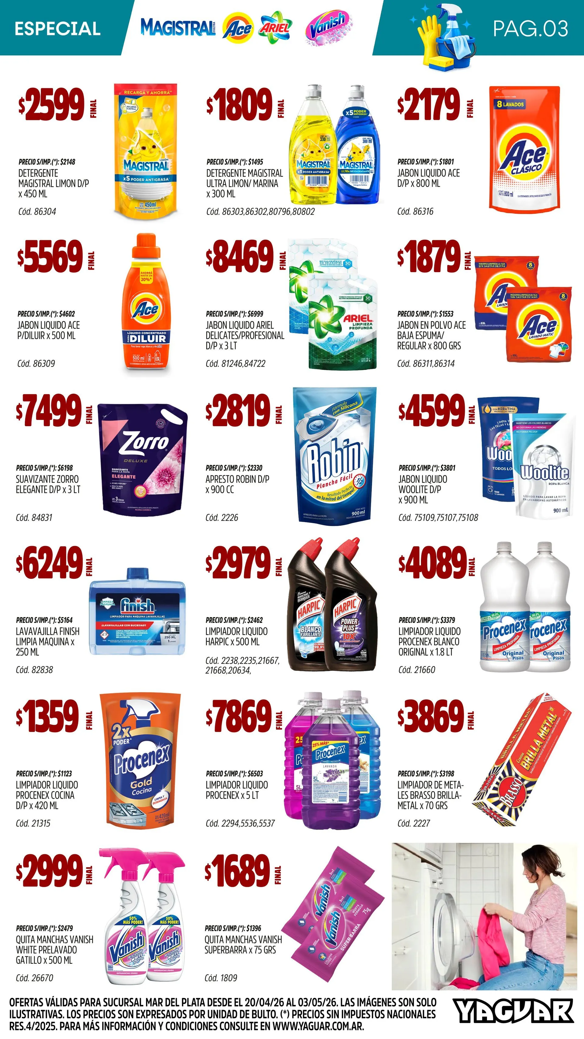 Ofertas de  Yaguar Ofertas 20 de abril al 3 de mayo 2026 - Página 3 del catálogo