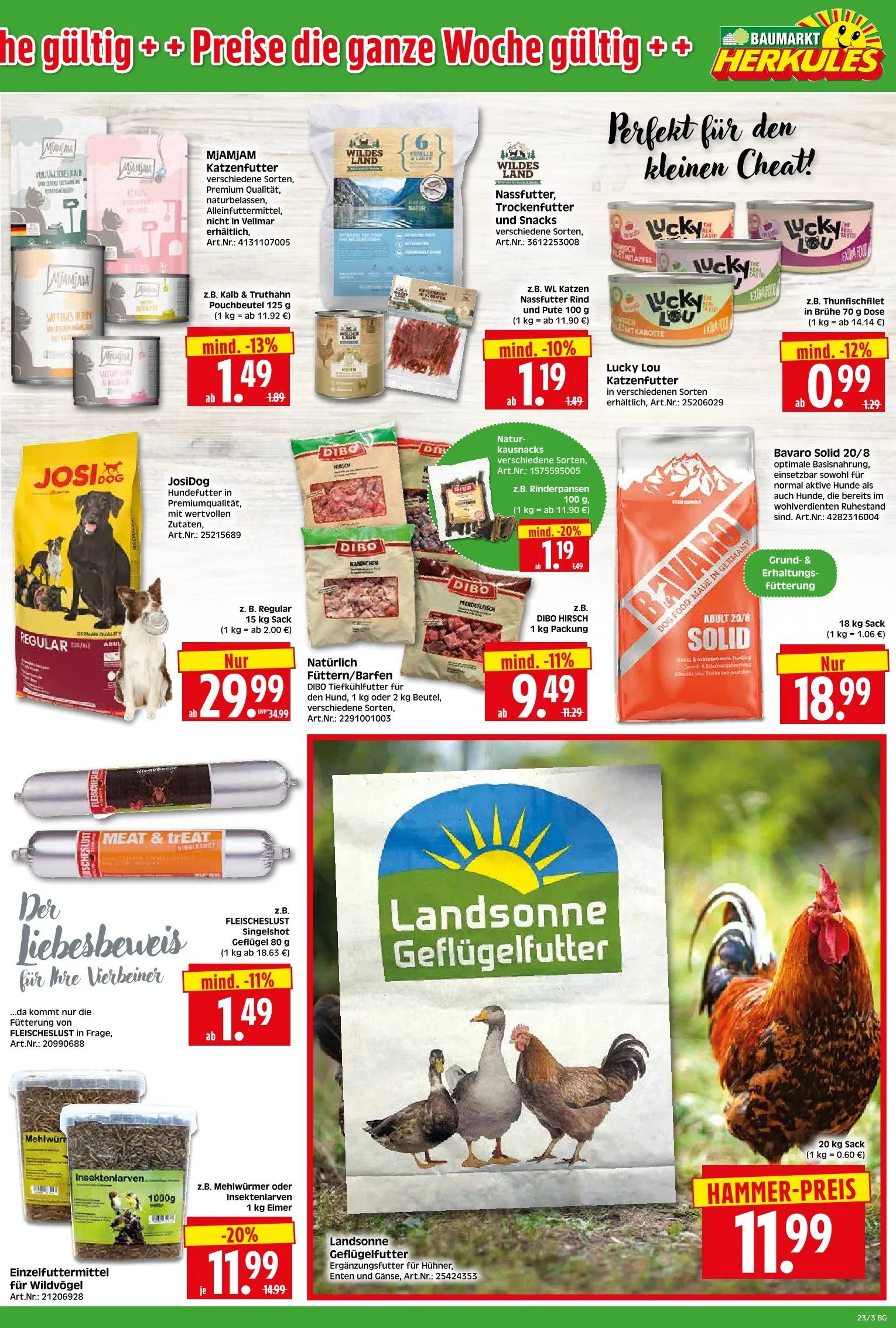 Herkules Baumarkt Angebote von 1. Juni bis 6. Juni 2026 - Prospekt seite 3