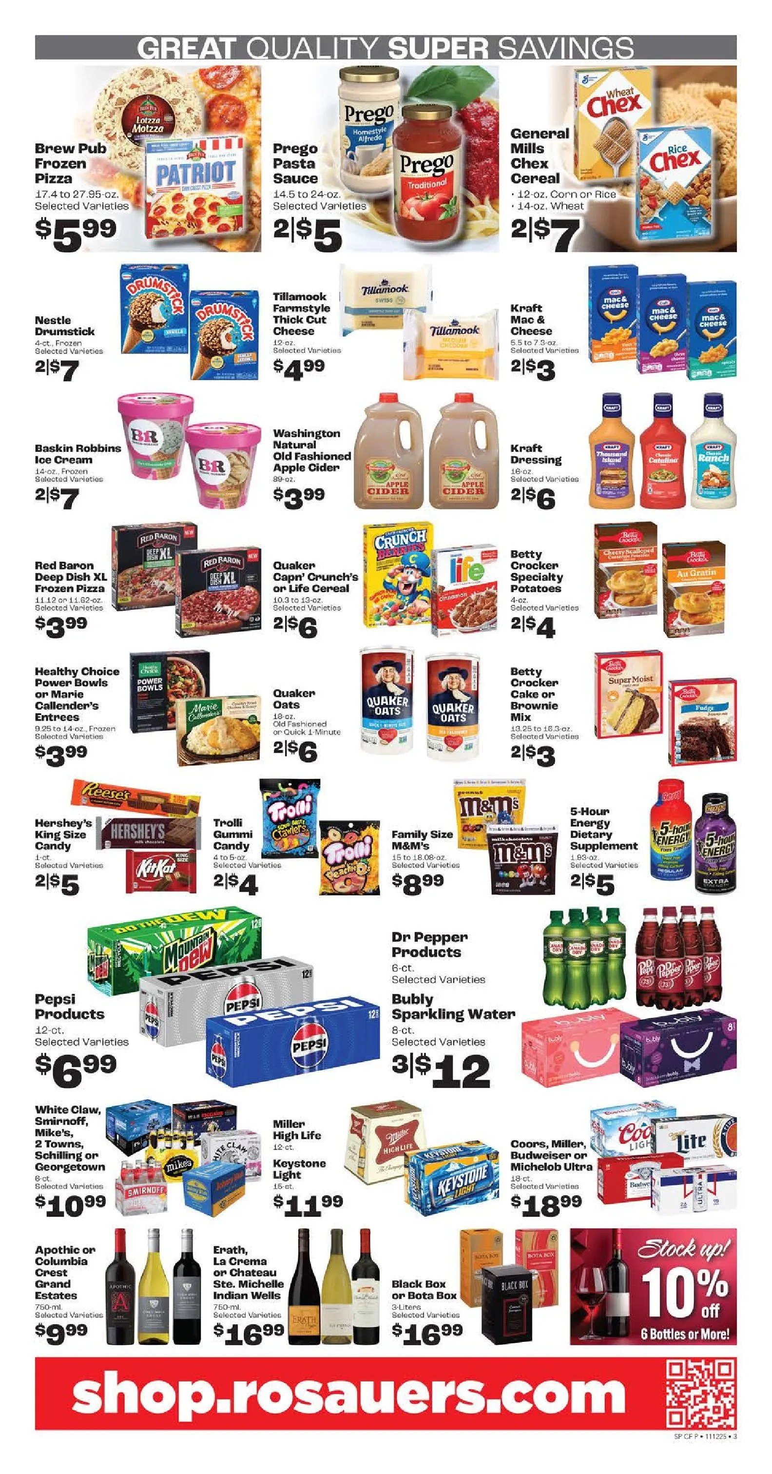 Weekly ad Rosauers Sales from November 12 to November 18 2025 - Page 3