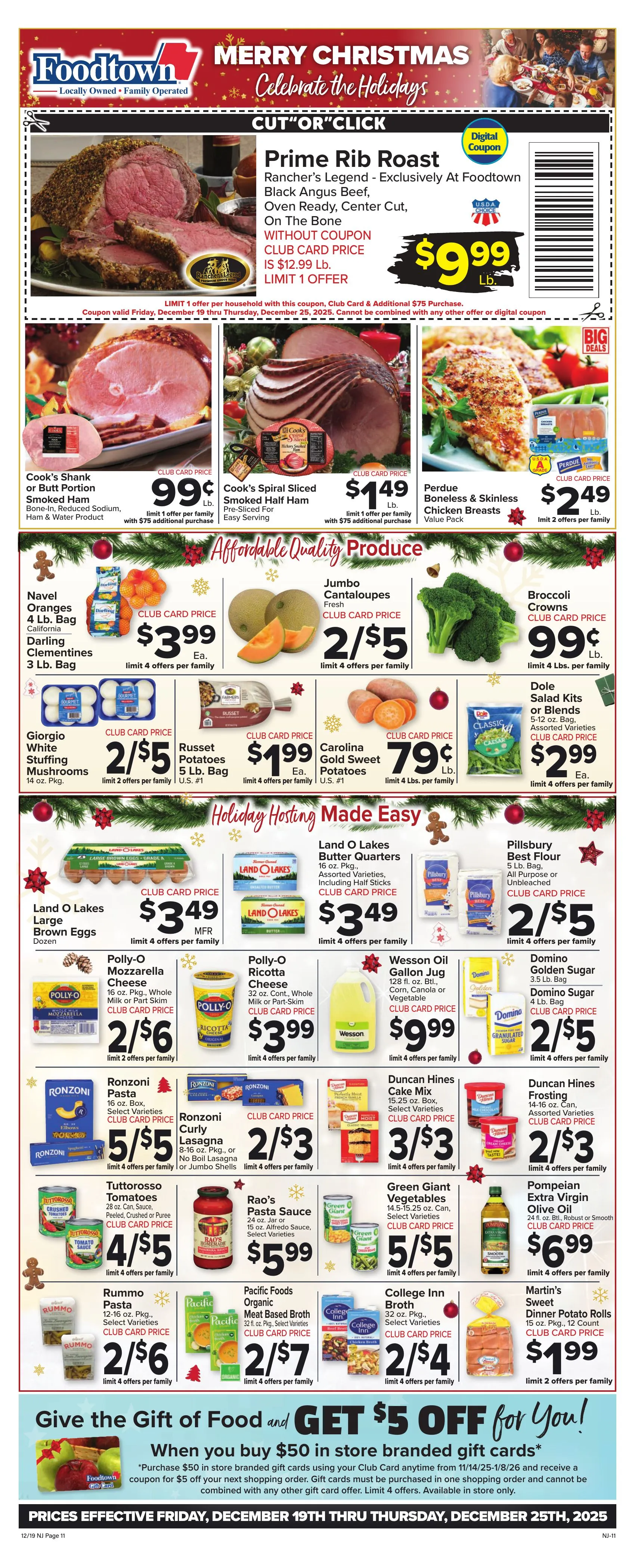 Weekly ad Foodtown Sales from December 19 to December 25 2025 - Page 2