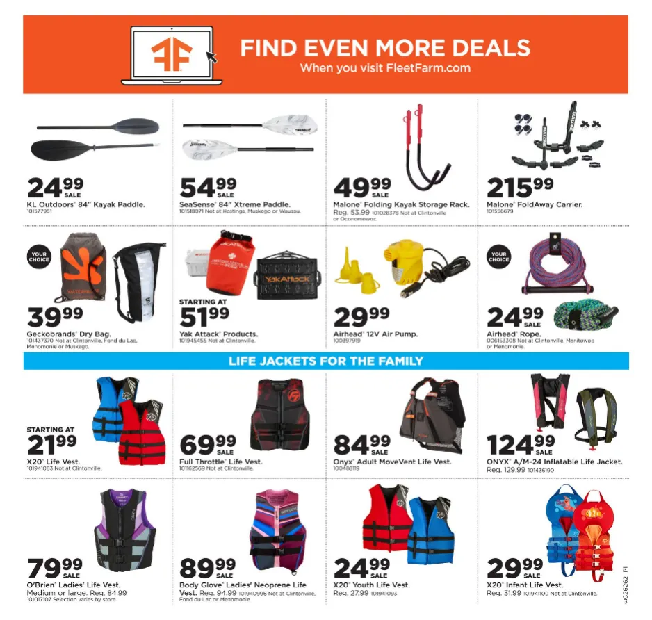 Weekly promotion Fleet Farm Sales spanning from June 29 to July 5 2026 - Page 3 for Catalogue 365
