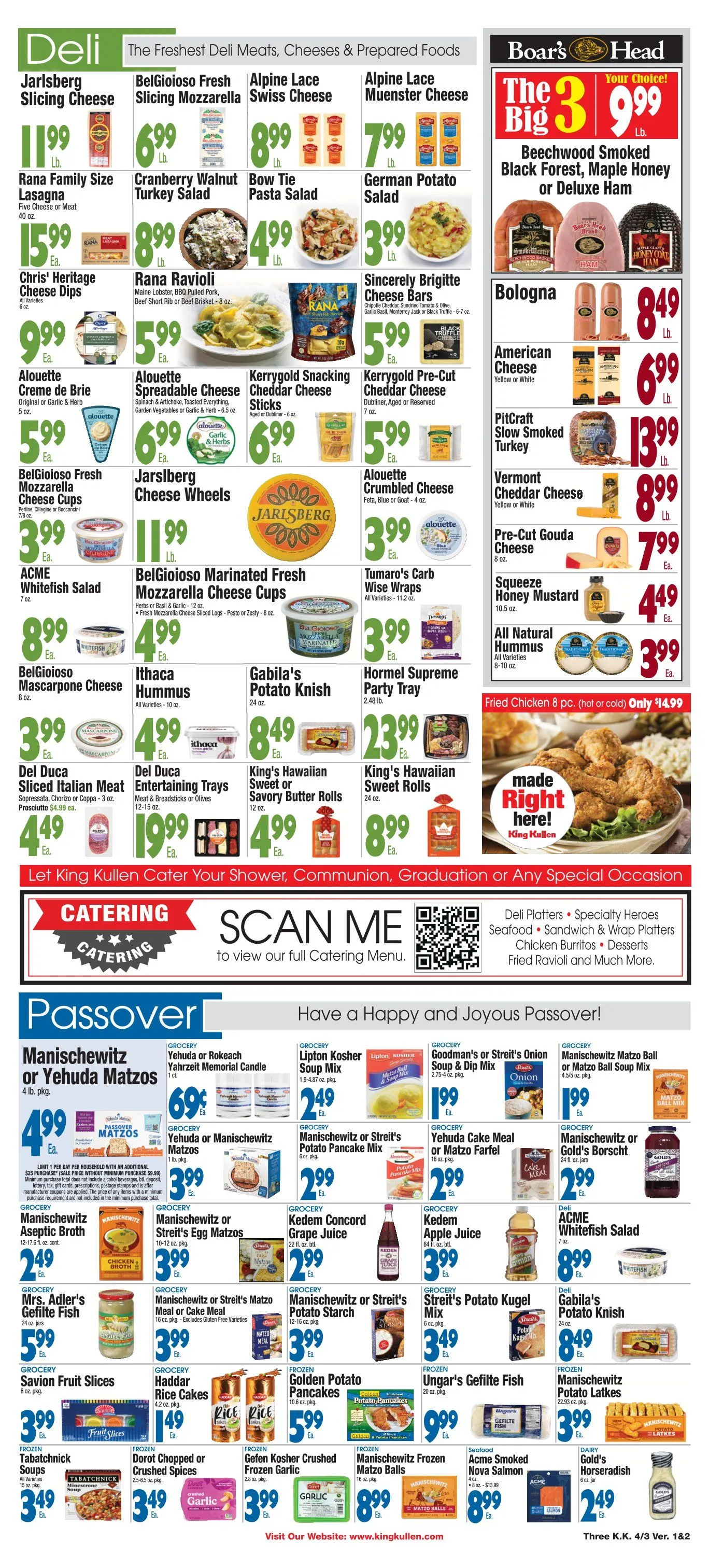 Weekly promotion King Kullen Sales spanning from April 3 to April 9 2026 - Page 3 for Catalogue 365