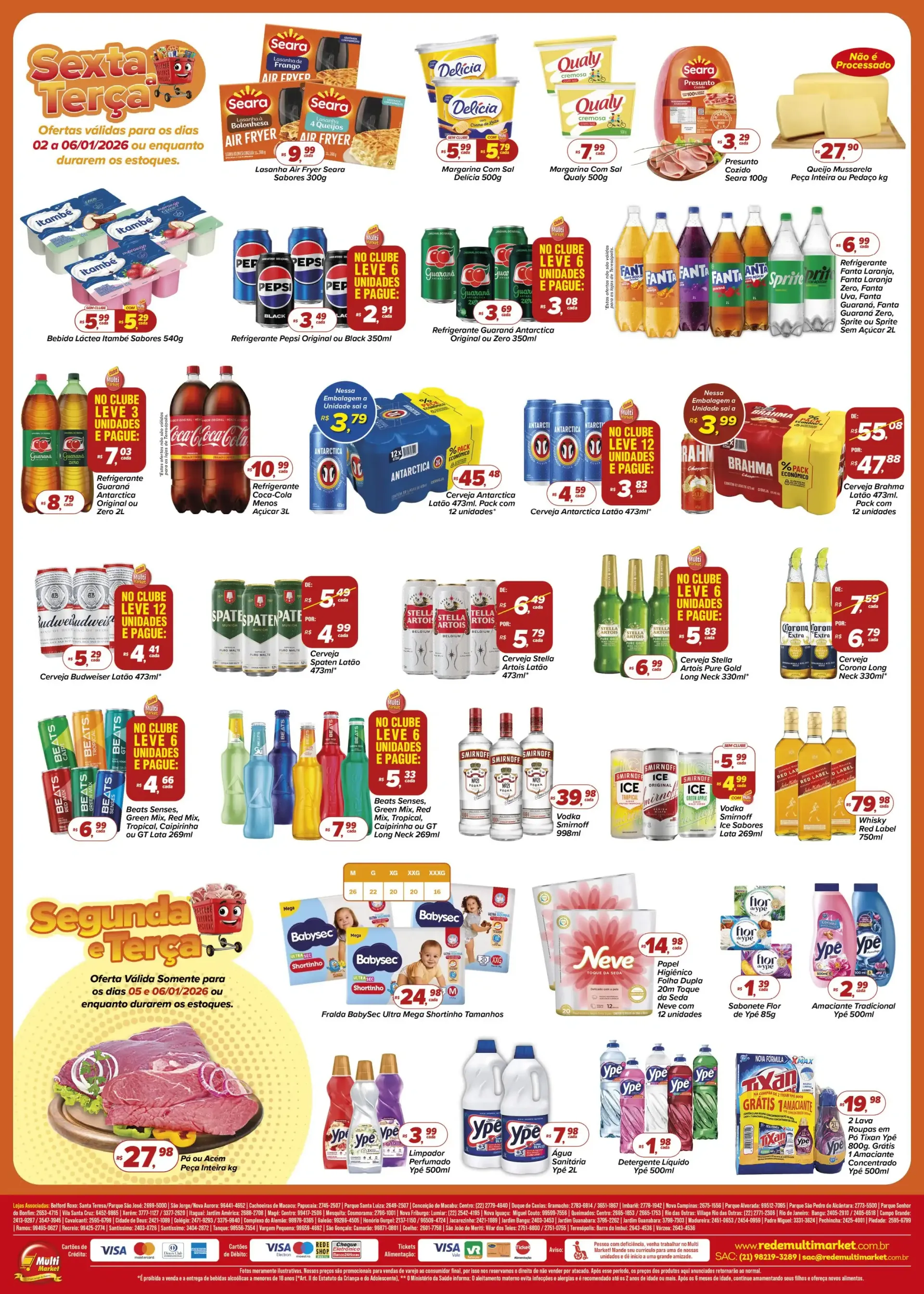 Encarte de Folhetos Rede Multi Market  2 de janeiro até 7 de janeiro 2026 - Pagina 2