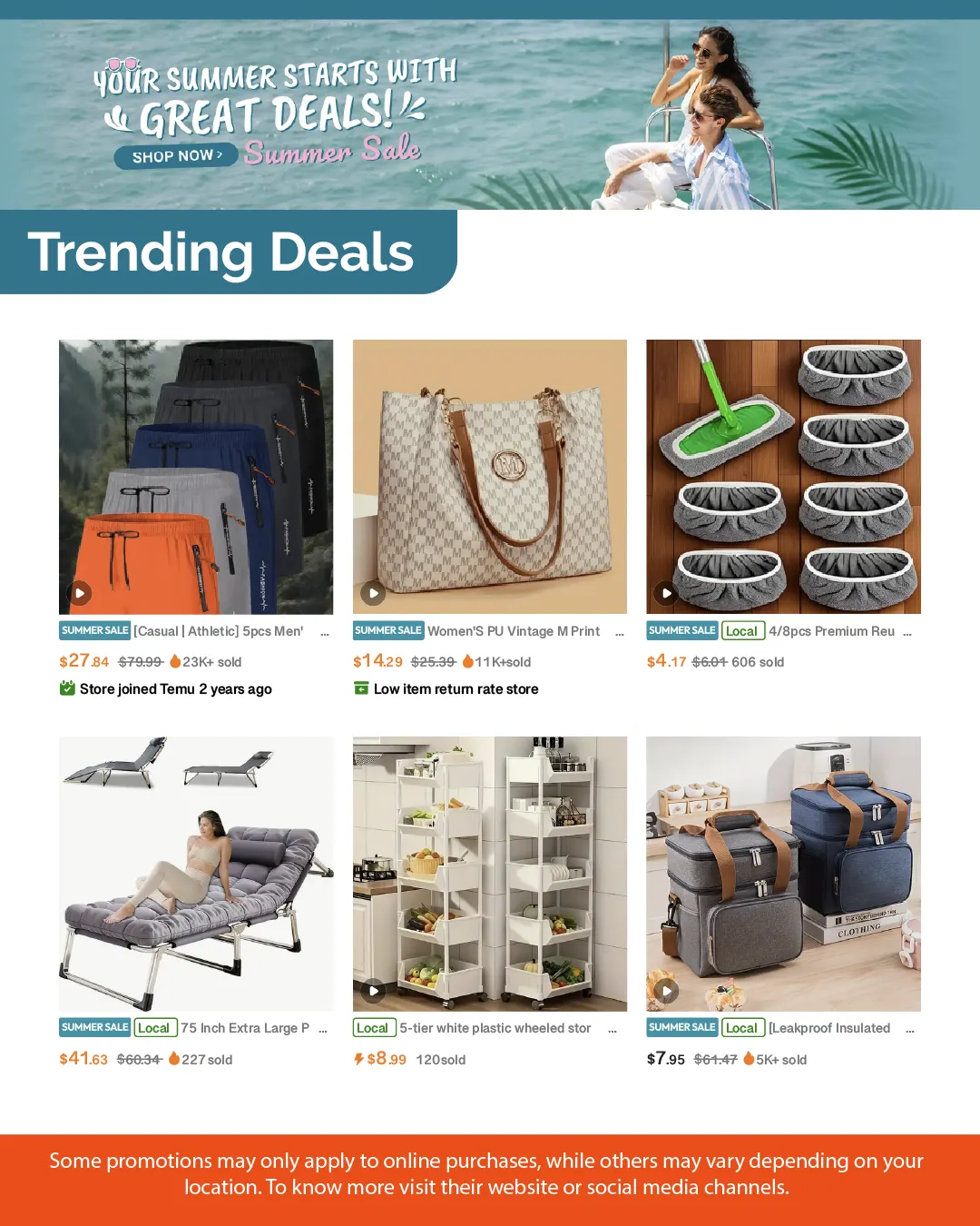 Weekly ad Temu Weekly Ad from June 23 to July 7 2025 - Page 2