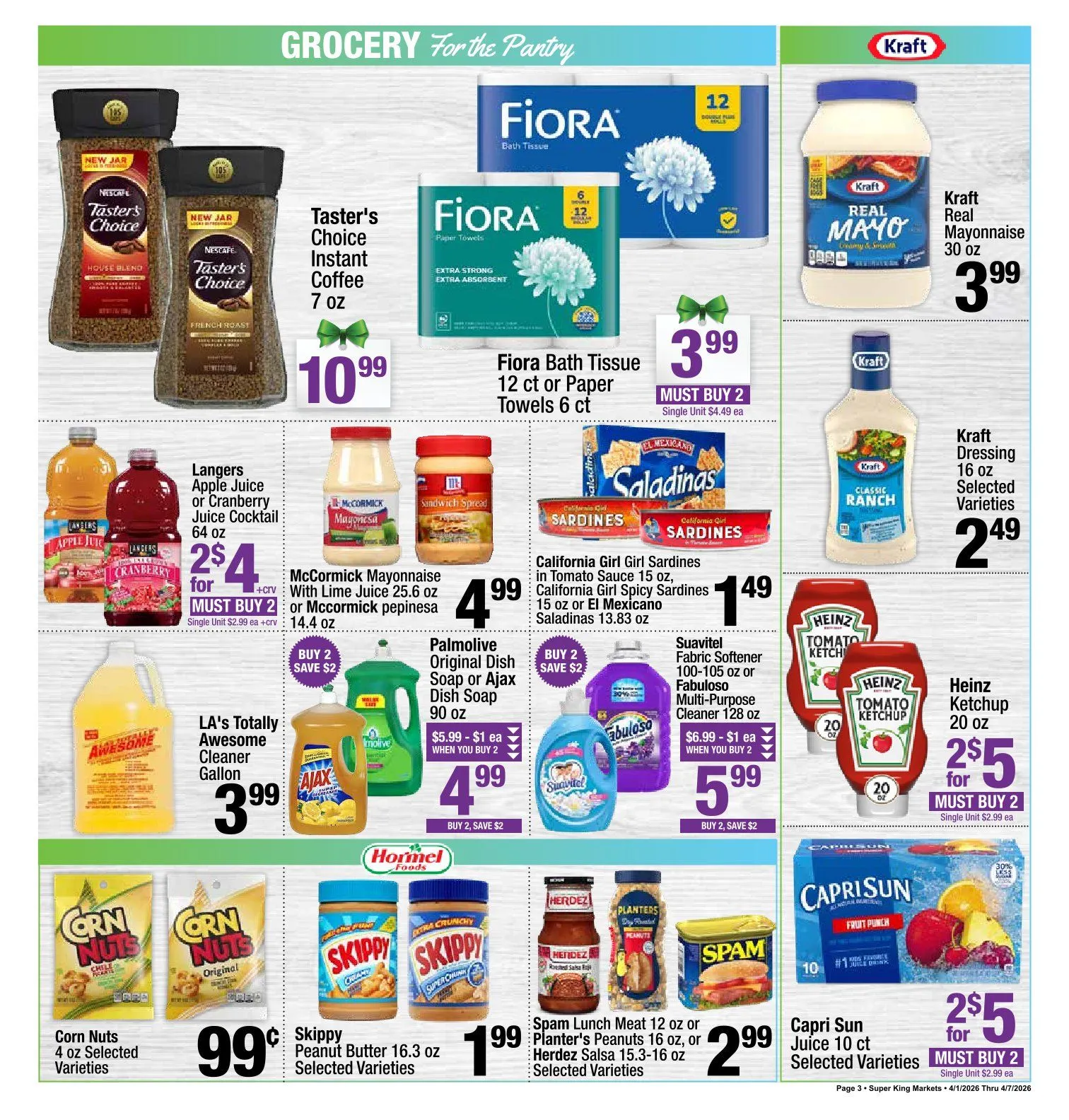 Weekly ad Super King Markets weekly ads from April 1 to April 7 2026 - Page 3