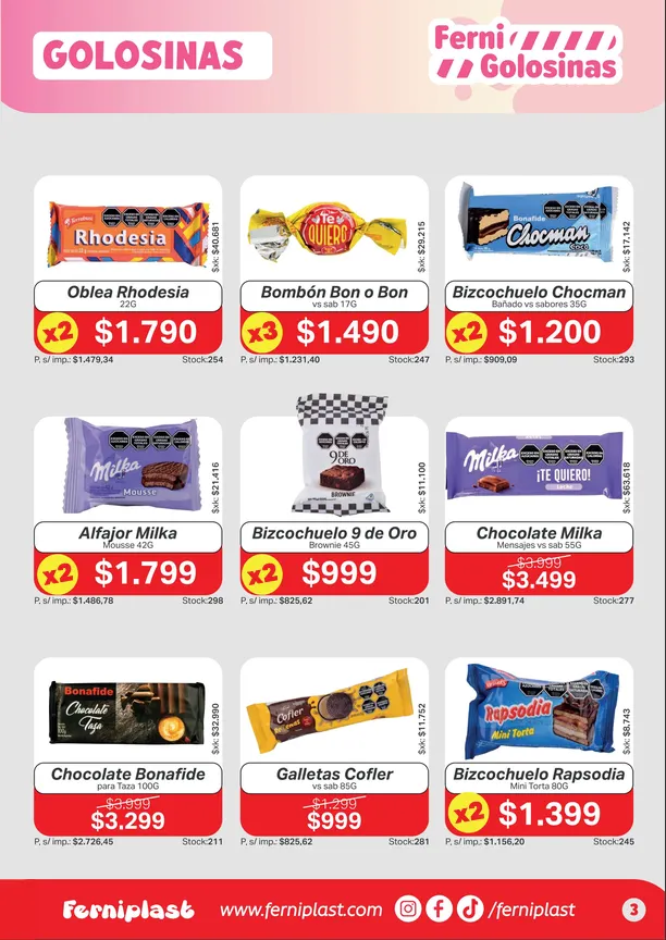Ofertas de  Ofertas Ferniplast 9 de julio al 22 de julio 2026 - Página 3 del catálogo