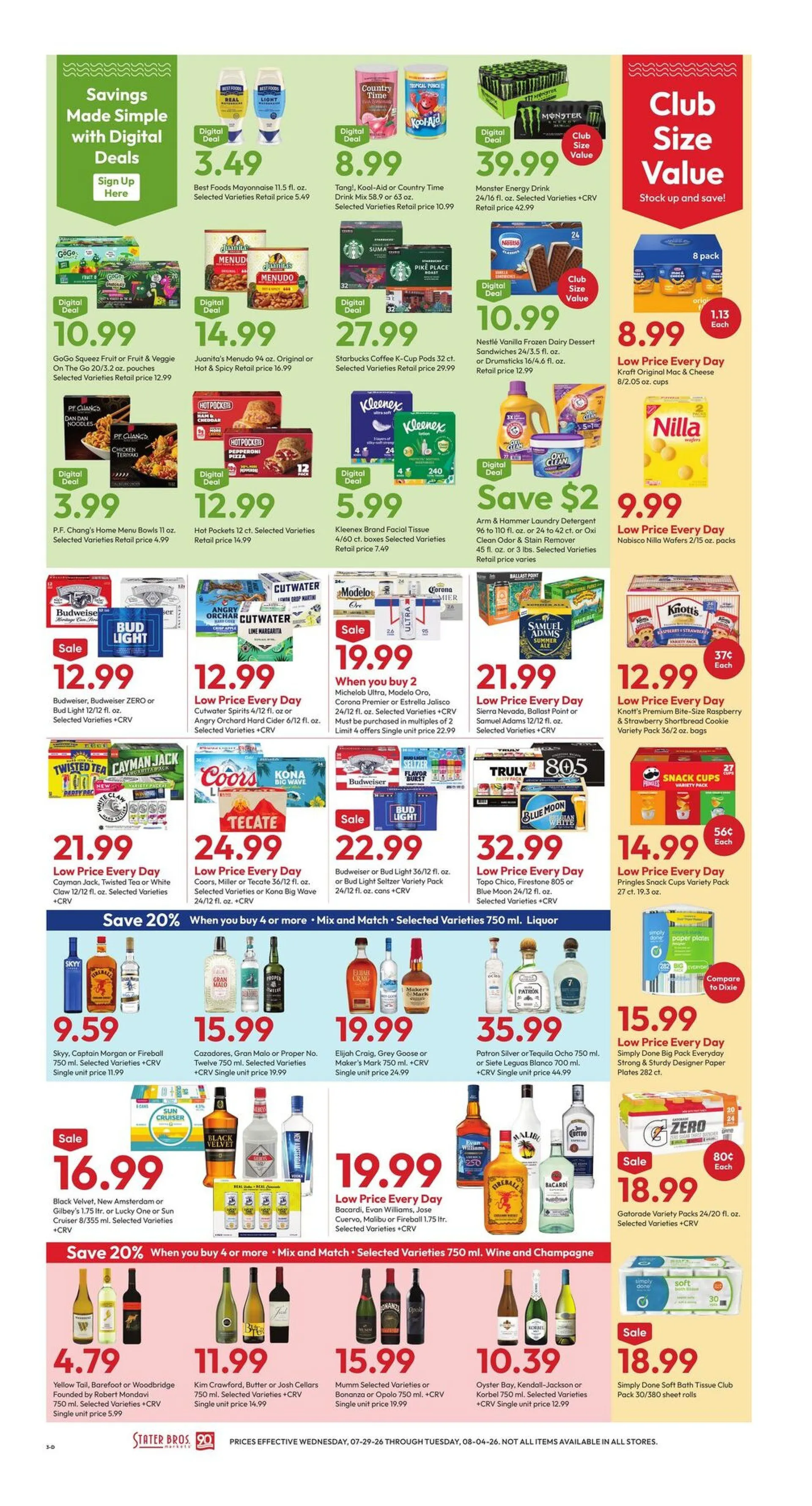 Weekly ad  Stater Bros. Sales from July 29 to August 4 2026 - Page 3