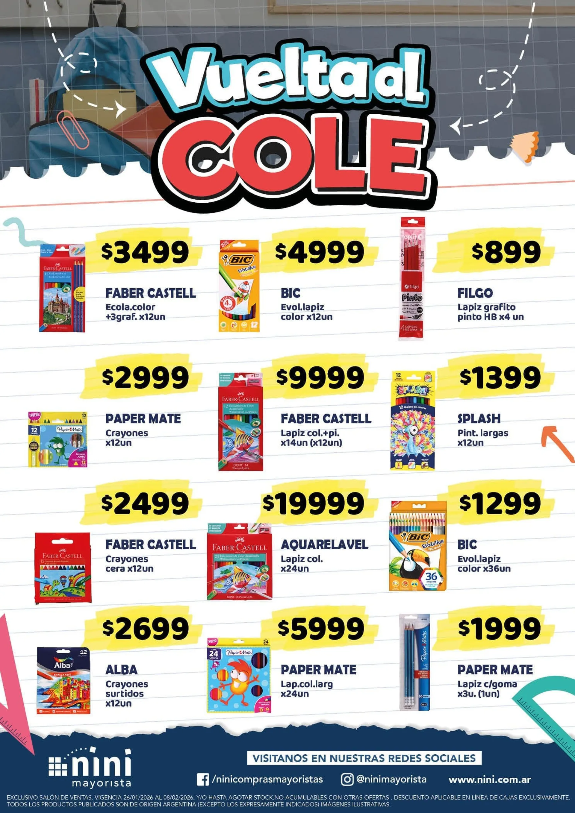 Ofertas de  Nini Mayorista Ofertas 26 de enero al 8 de febrero 2026 - Página 3 del catálogo