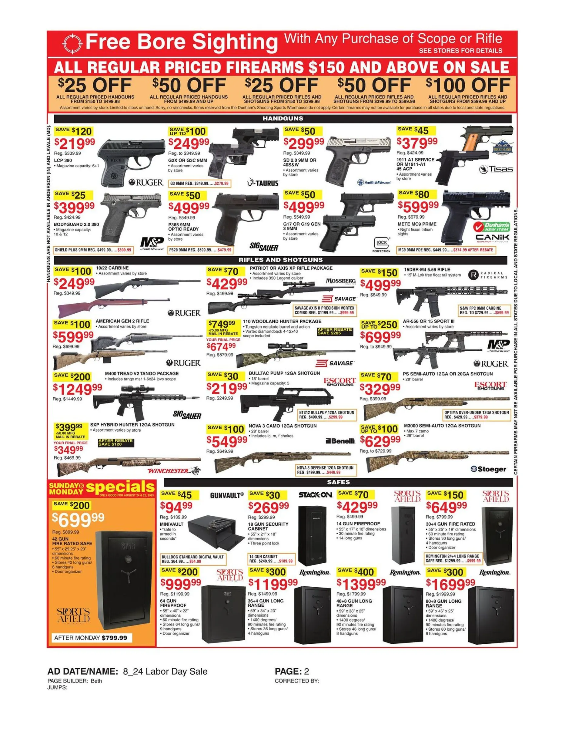 Weekly ad Dunham's Sports Sales from August 23 to August 28 2025 - Page 3