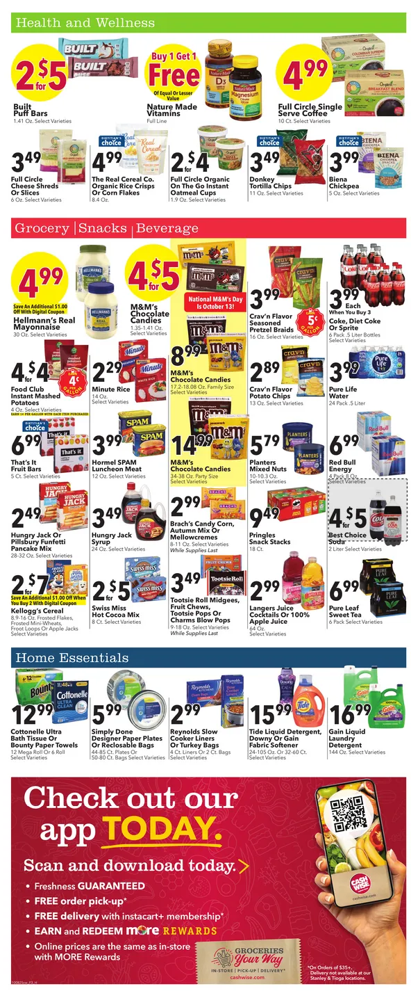 Weekly ad Cash Wise Sales from October 8 to October 14 2025 - Page 3
