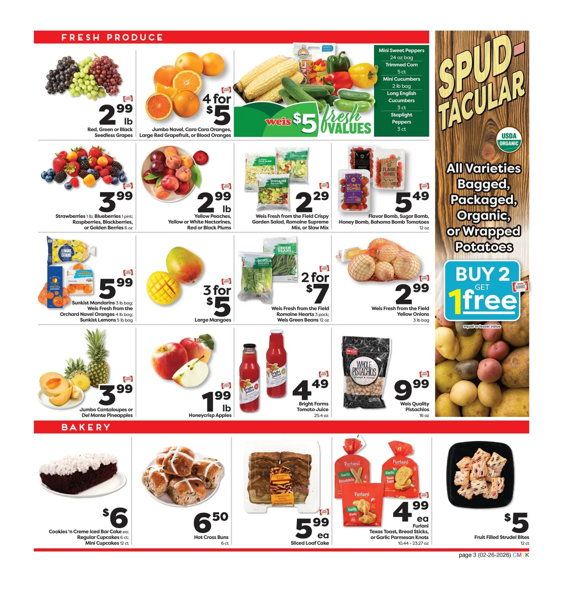 Weekly ad Weis Sales from February 25 to March 26 2026 - Page 3
