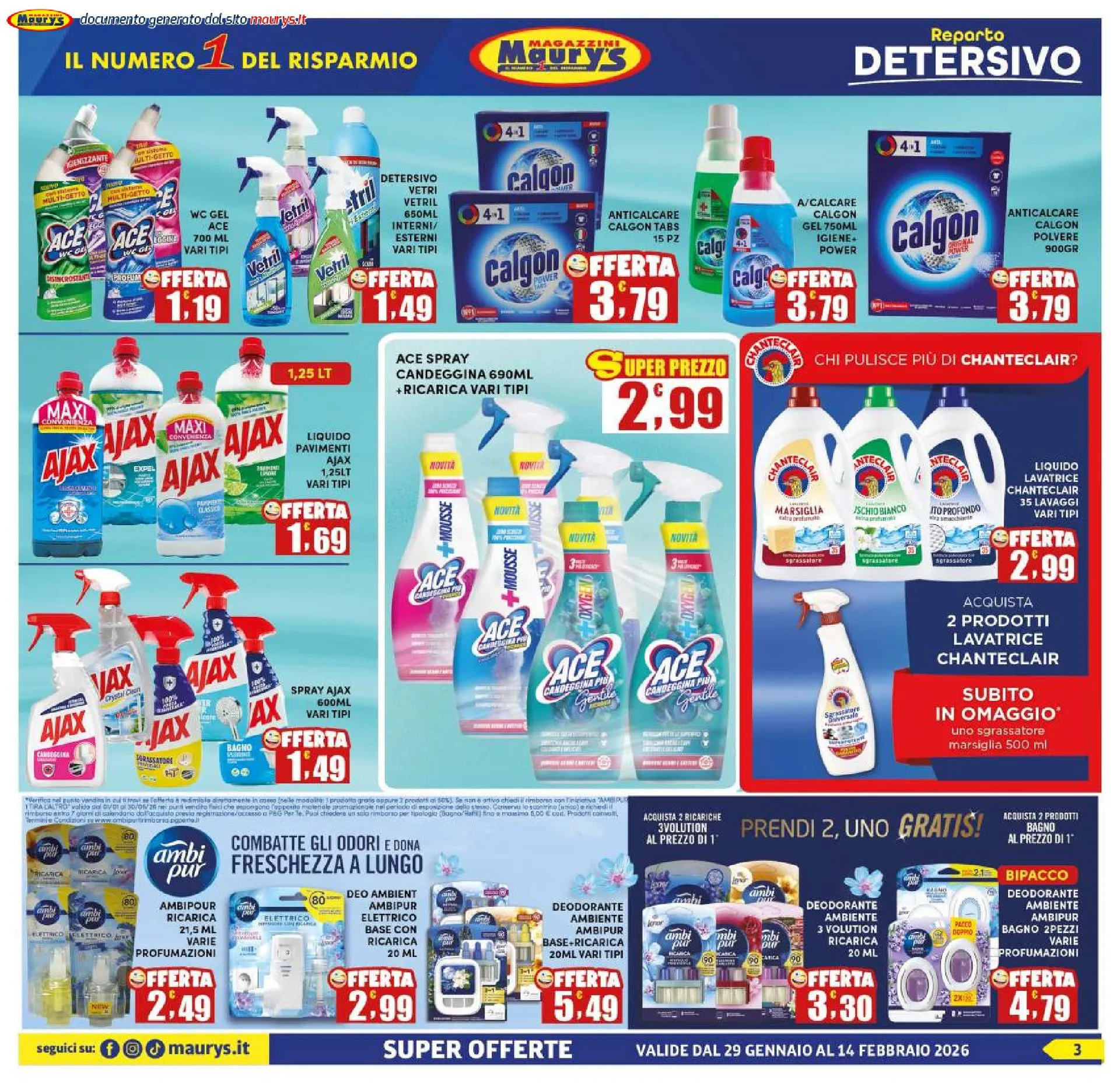 Maury's Volantino da 29 gennaio a 14 febbraio di 2026 - Pagina del volantino 3